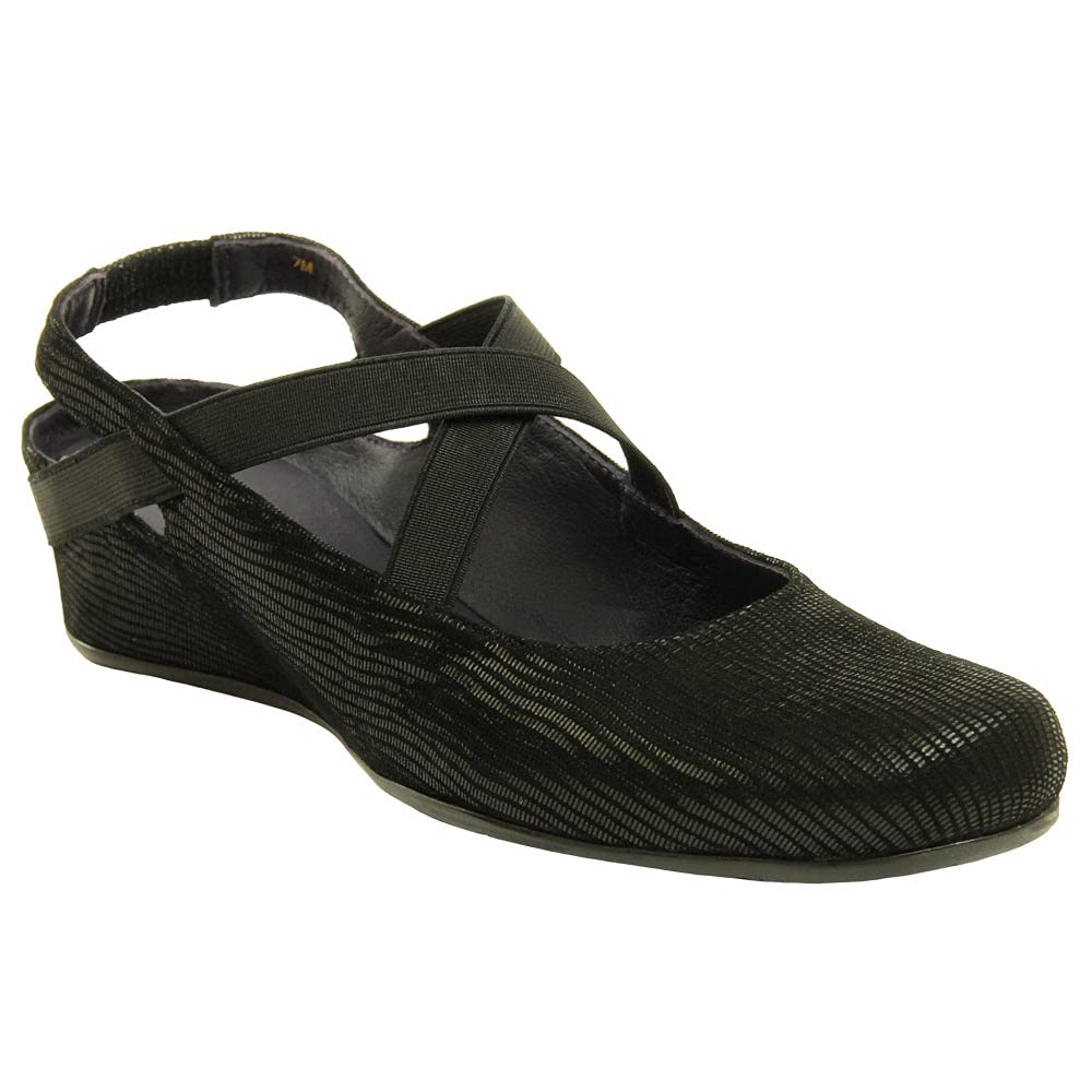 VANELi Women's Marjory Sling Back Flats - Comfortable Casual Shoes for Women - Black | Perfect for Office, Walking & Everyday Wear