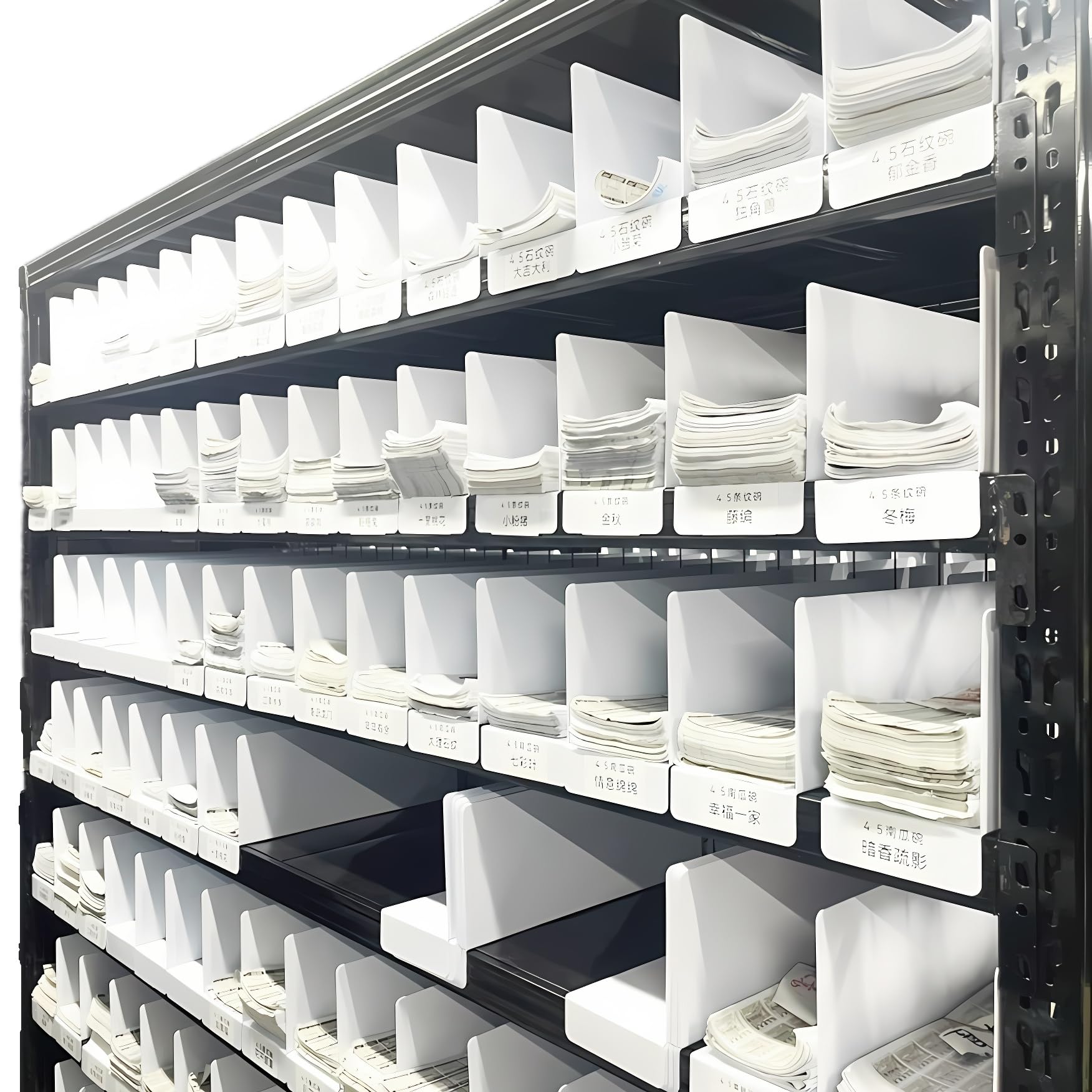 20 Pack PVC Shelf Dividers for Closets - 39x15cm & 11x6cm 1mm Thick - Wood Shelf Organizers, Closet Separators & Bedroom Storage Solutions - Perfect for Wardrobe, Pantry & Office Organization