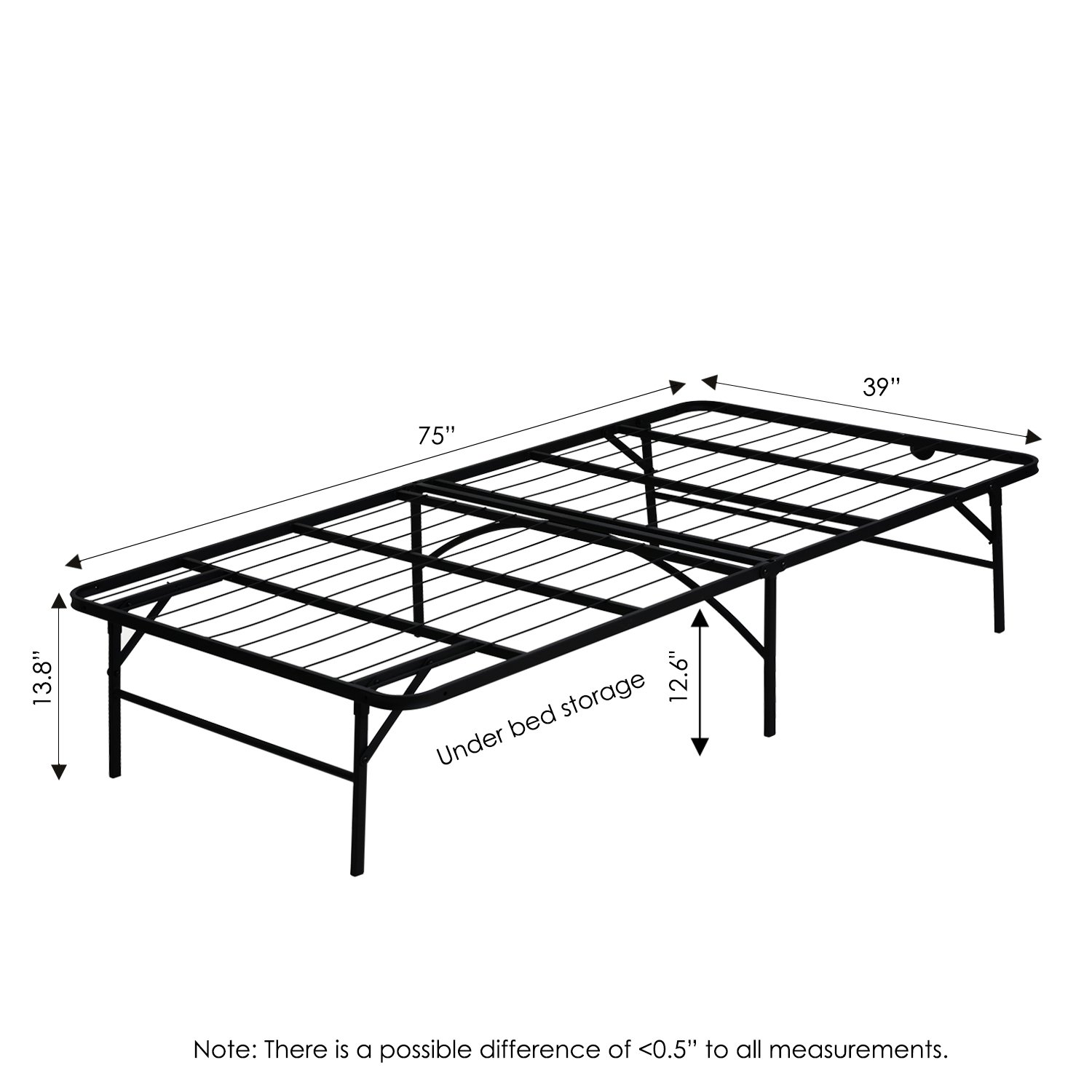 Furinno Move-In Ready 4-Piece Mattress Bedroom Set with 2 Nightstands in Espresso/Brown - Complete Bedroom Furniture for Small Spaces & First Apartments