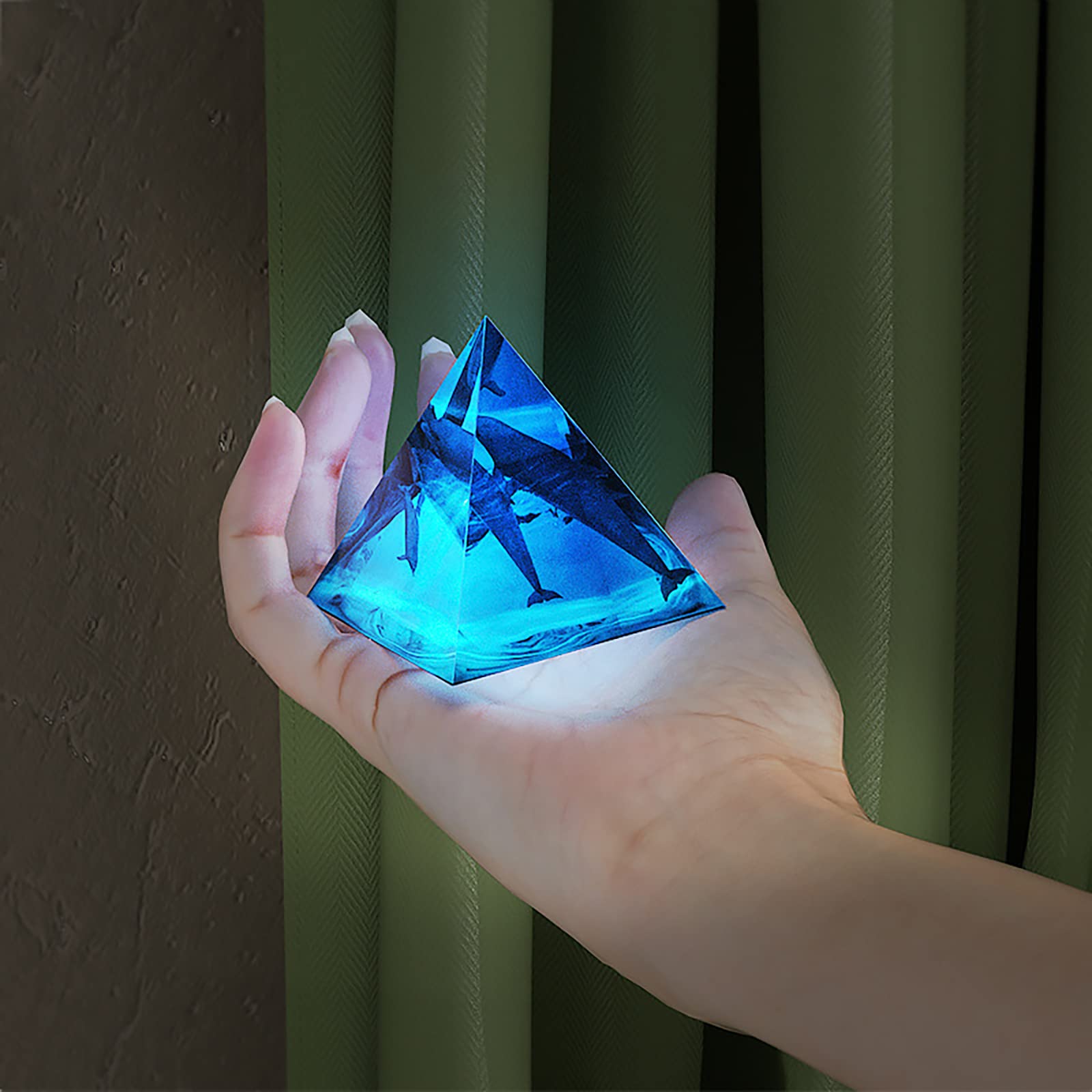 3D Pyramid Candle Molds Set of 3 - Reusable Silicone Resin Molds for DIY Candle Making, Soap Crafting & Home Decor Projects - Perfect for Halloween, Christmas & Wedding Decorations