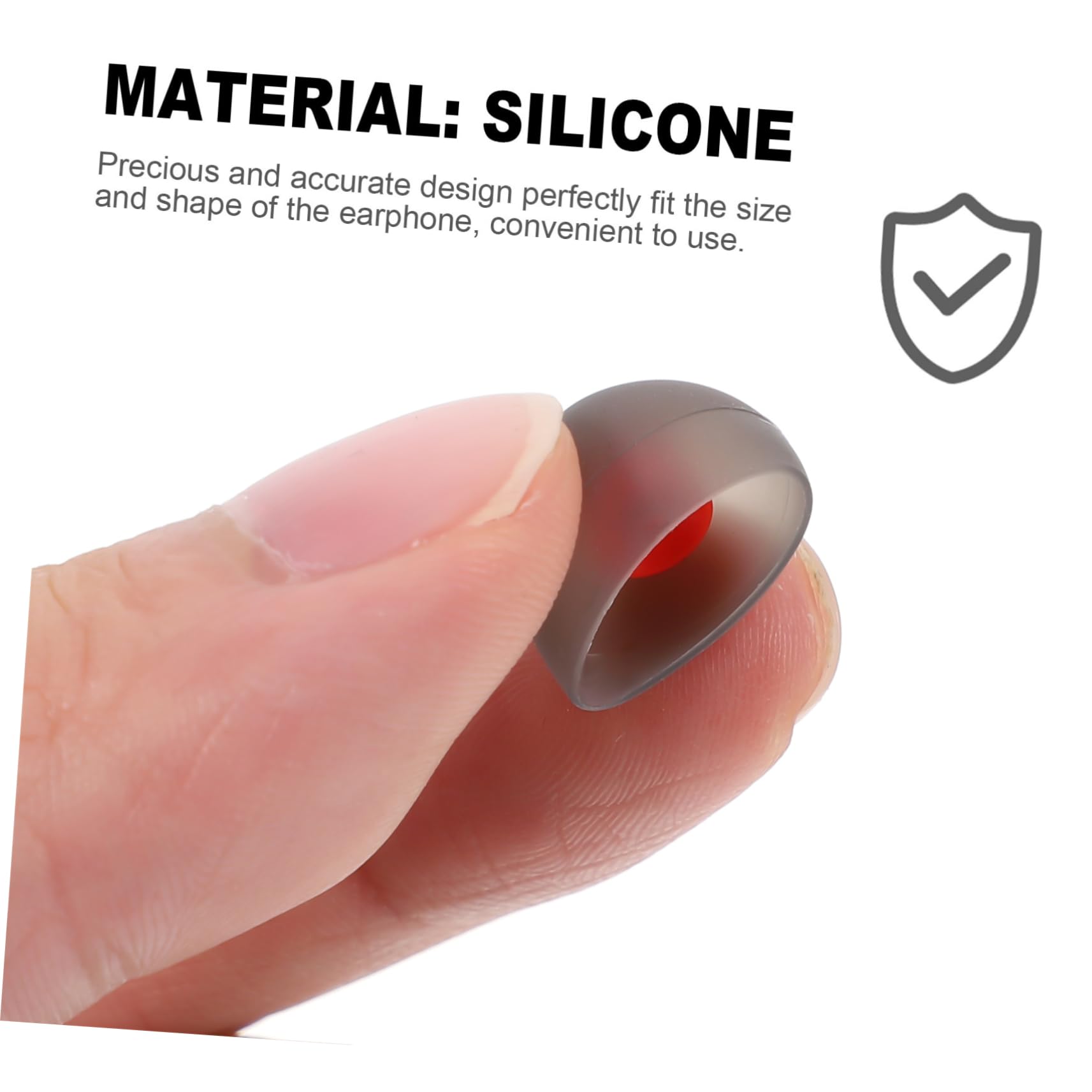 GANAZONO 72 Pcs Silicone Earplug Caps for Over-Ear Headphones - Noise Reducing Ear Tips for Sleeping, Studying, Travel & Work - Soft Comfortable Earbud Covers for Noise Isolation
