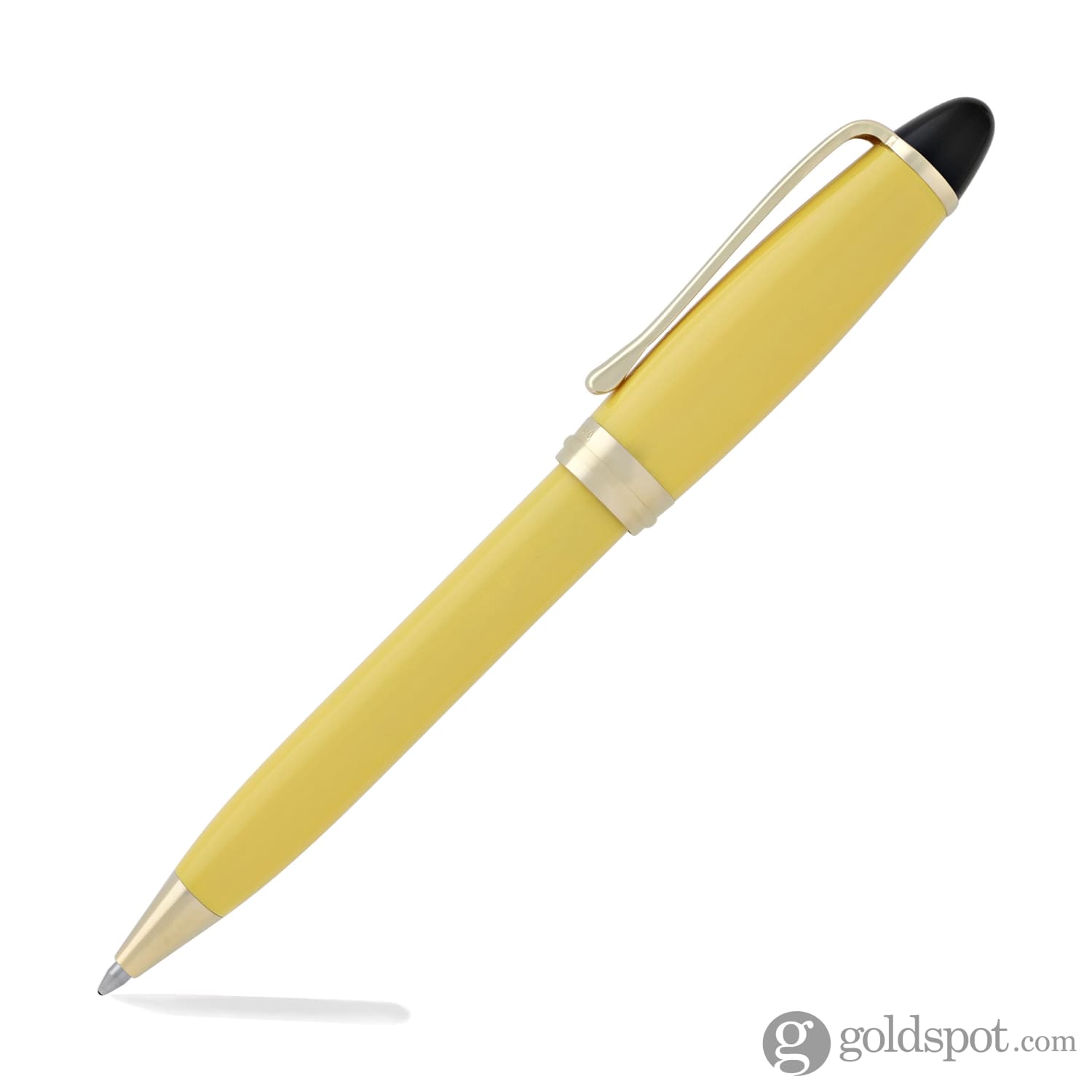 Aurora Ipsilon Resin Yellow Ballpoint Pen - Premium Writing Instrument for Office, Business & Gift Giving