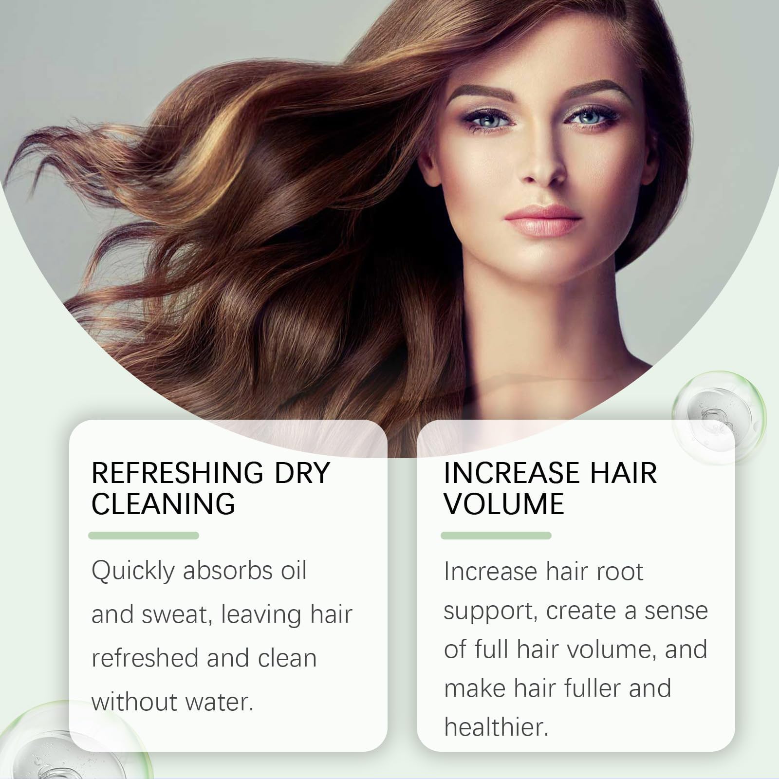 Best Oil Control Shampoo for Oily Hair - Fluffy & Volumizing Leave-In Treatment | Reduces Grease & Adds Volume | Perfect for Daily Use & Post-Workout Refresh