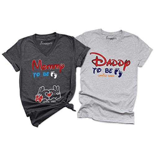 Womens V Neck - Dark Grey Heather