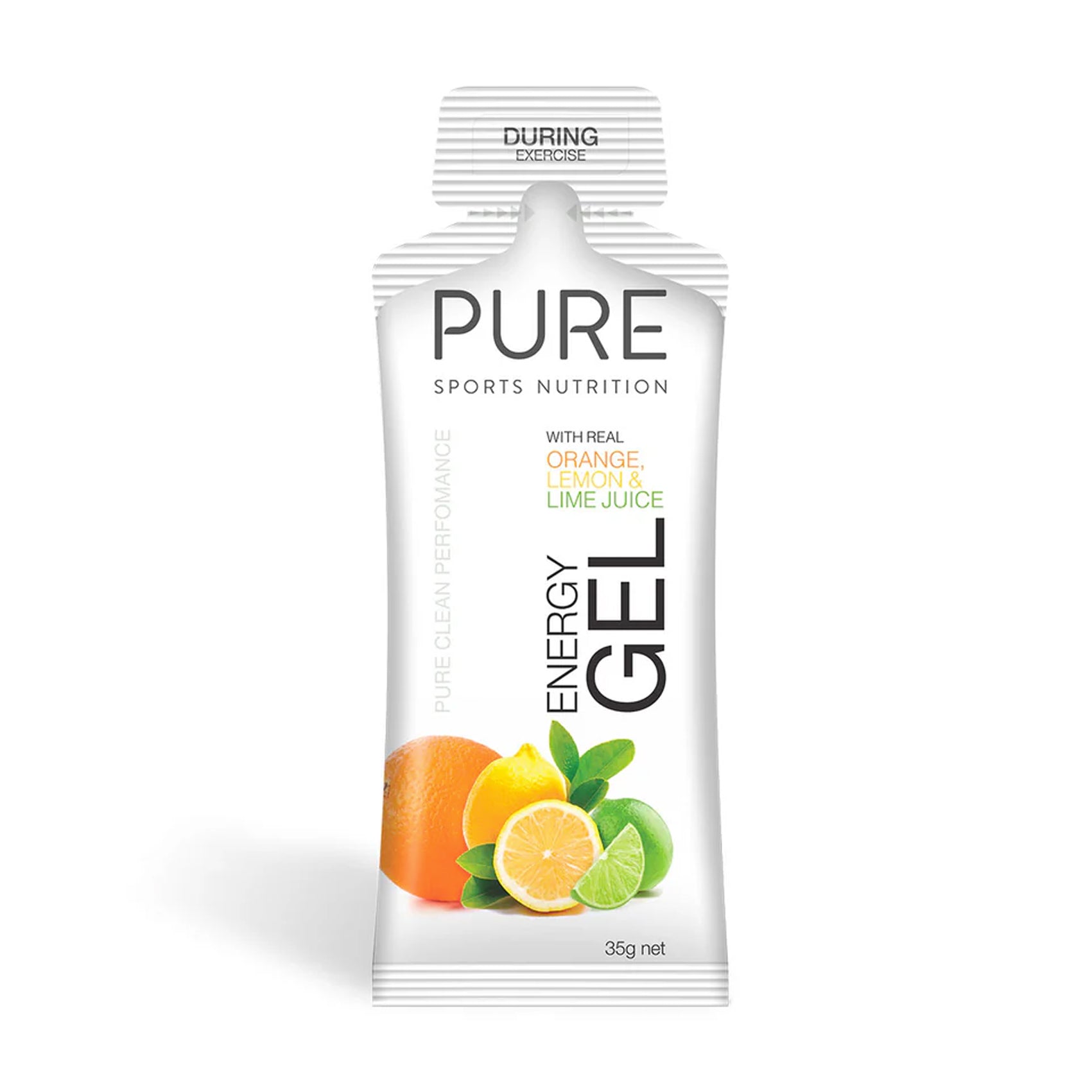 PURE Energy Gel 35g - Fast-Acting Sports Nutrition for Runners, Cyclists & Athletes - Boost Performance & Endurance During Workouts & Competitions