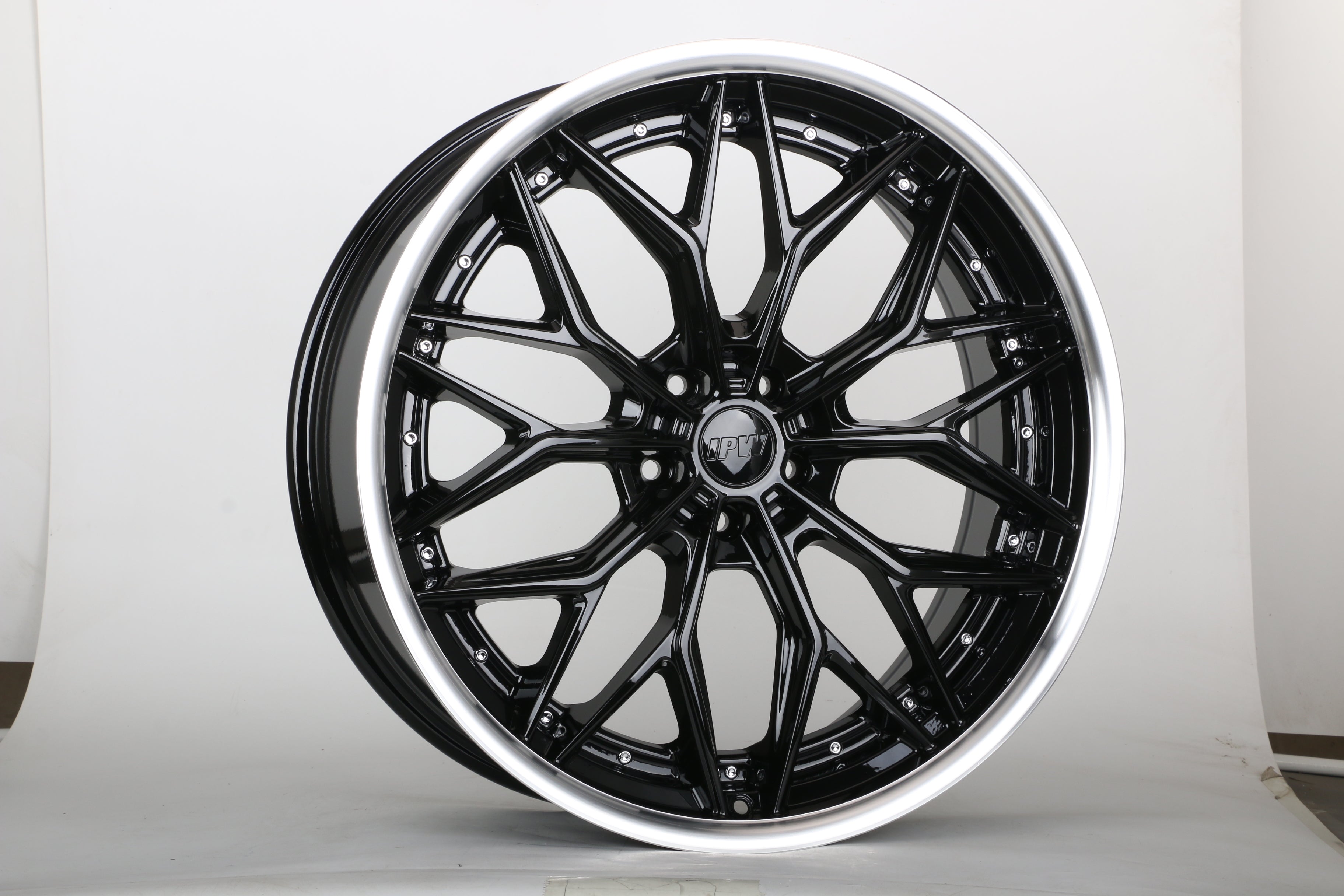 22 Inch IPW 105 Alloy Wheels - Premium Black Rims for Trucks & SUVs - Durable & Stylish for Off-Road & Urban Driving