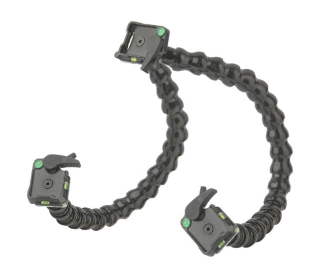 MOGO Dual 20 Modular Plastic Arms with QuickClick - Adjustable Monitor Stand Mount for Dual Screens - Perfect for Home Office, Gaming Setup & Workstation Ergonomics