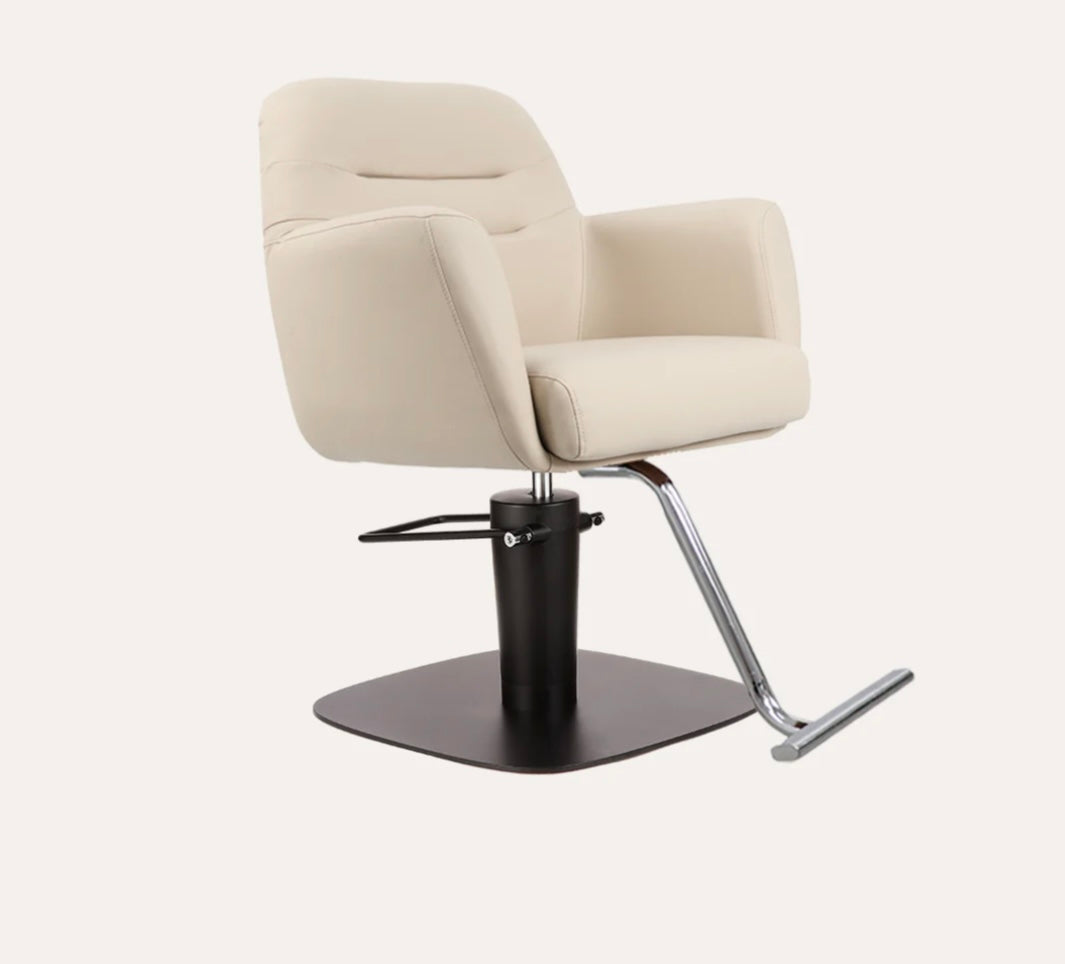 Premium Gemma Salon Chair - Hydraulic Adjustable Styling Chair for Hairdressers & Barbers - Perfect for Salons, Spas & Home Use