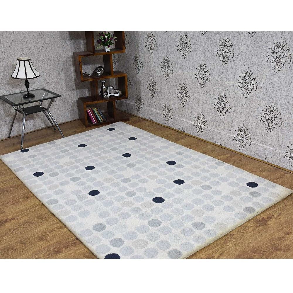Hand Tufted Wool Eco-Friendly Area Rugs 5'x7'6