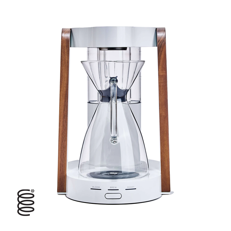 Ratio Eight Coffee Brewer - Premium Black & Walnut Drip Coffee Maker for Home & Office | Perfect for Pour-Over Coffee Lovers & Specialty Brewing Enthusiasts