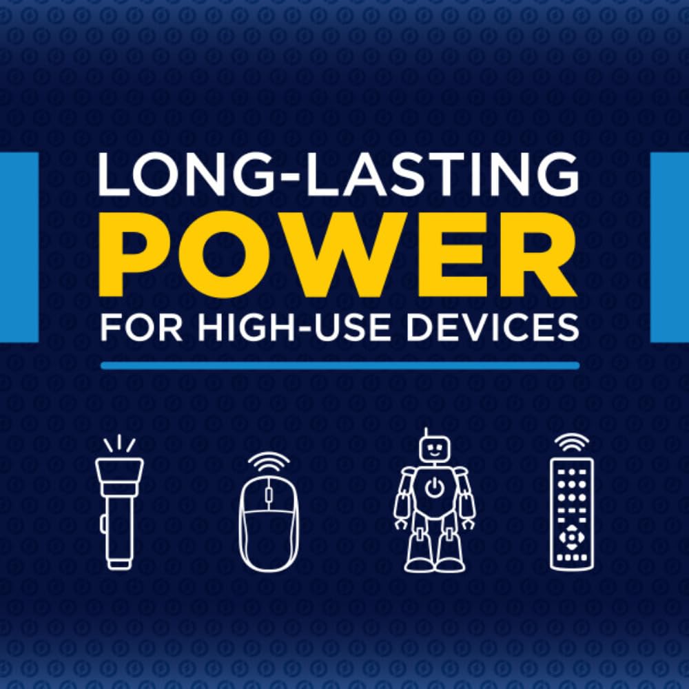 Rayovac High Energy AA Alkaline Batteries (24 Pack) - Long Lasting Power for Toys, Flashlights, Remote Controls & More