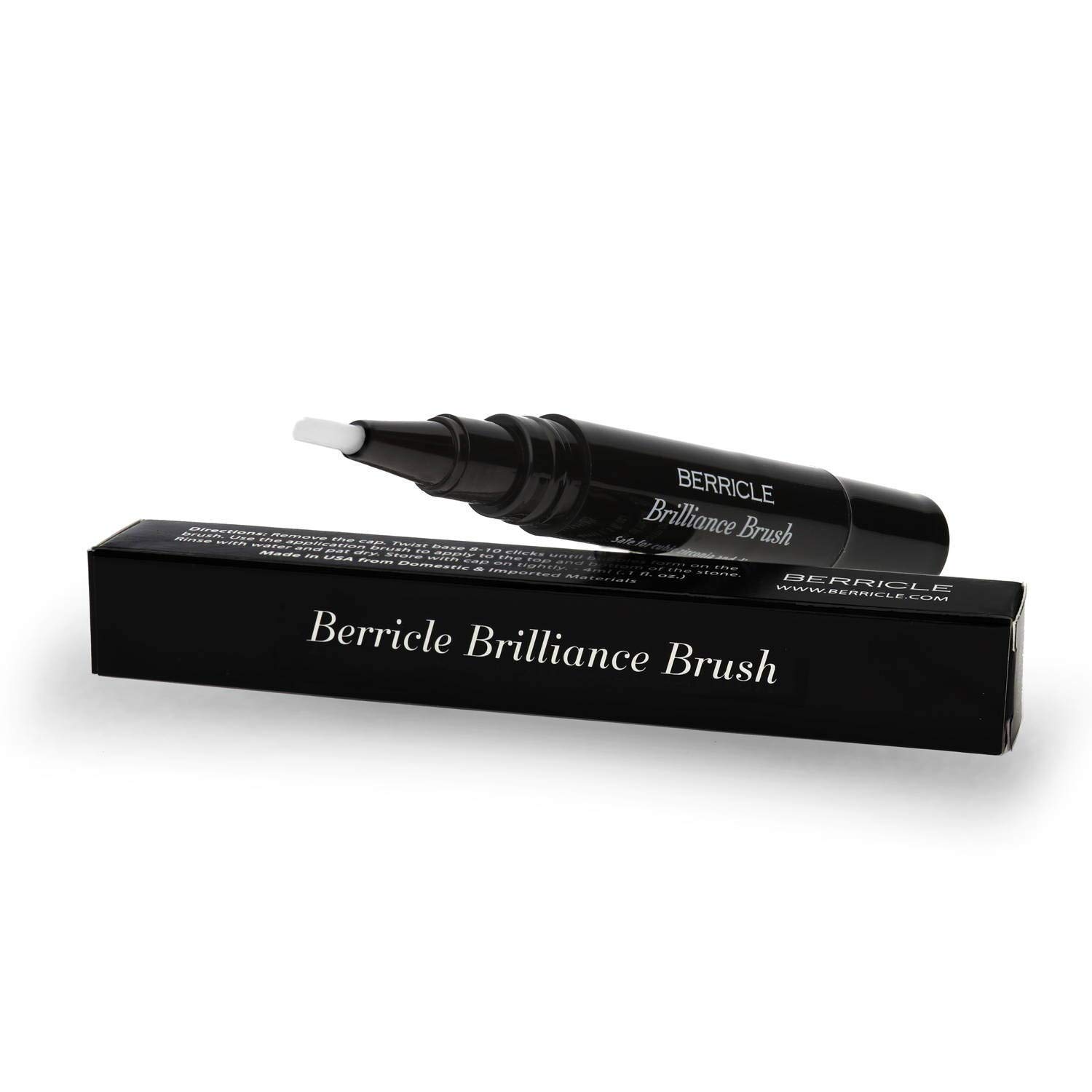 BERRICLE 2-Piece Diamond & Cubic Zirconia Jewelry Cleaning Pen - Professional Jewelry Cleaner for Rings, Necklaces, Earrings - Perfect for Home & Travel Use