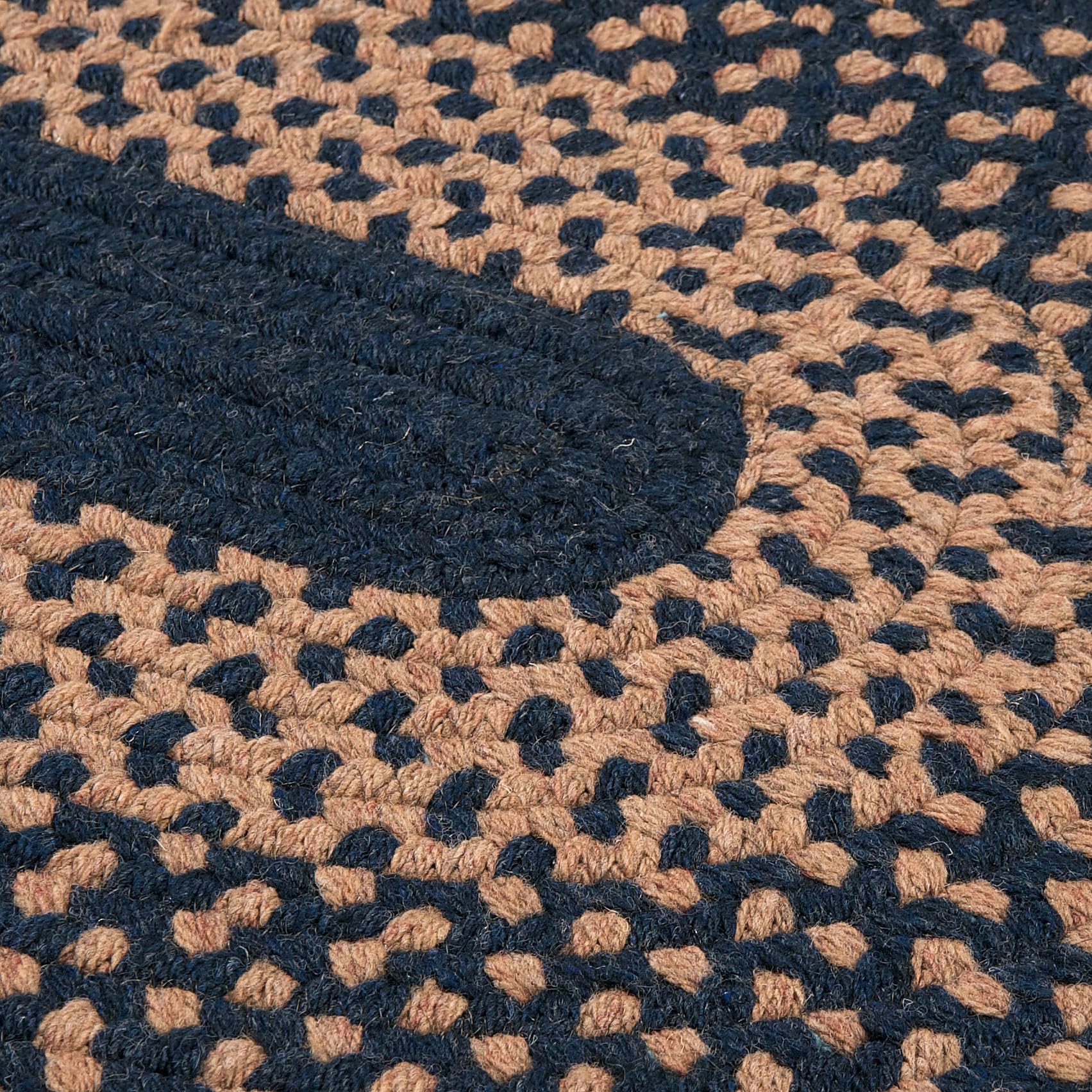 Madison Oval Area Rug 2x8 Feet - Blue Moon Design for Living Room, Bedroom & Office Decor