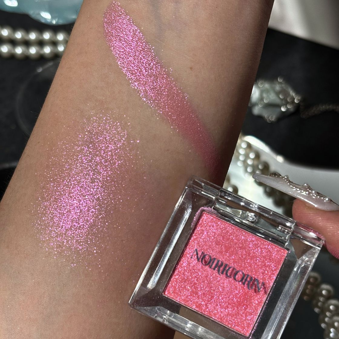 NOIRICORN Lulicore Duochrome Eyeshadow Palette - #Blossom Veil Shimmer & Glitter Makeup for Party, Night Out & Special Occasions