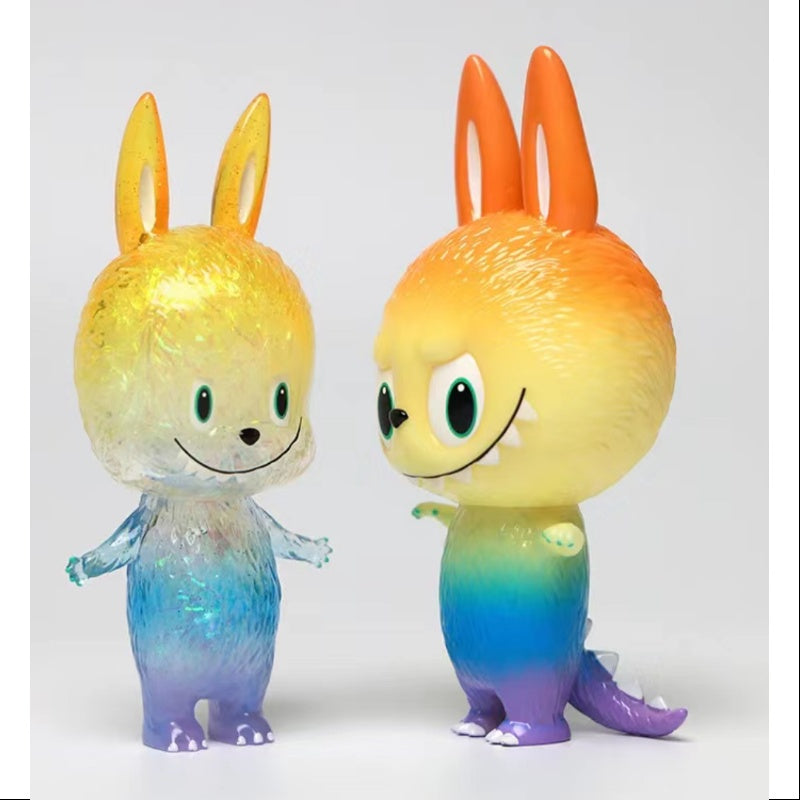 Labubu The Monsters Mini Zimomo Bosons & Labubu Stand Set - Limited Edition Collectible Figures for Display & Home Decor