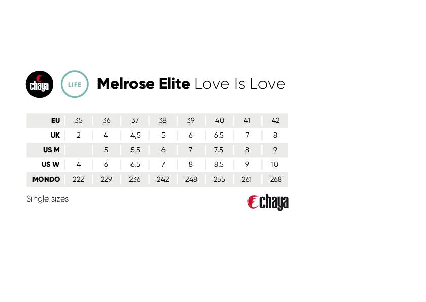 Chaya Melrose Love Is Love Roller Skates for Women - Quad Outdoor & Indoor Skates with Lightweight Design - Perfect for Rink, Park, Street Skating and Roller Derby