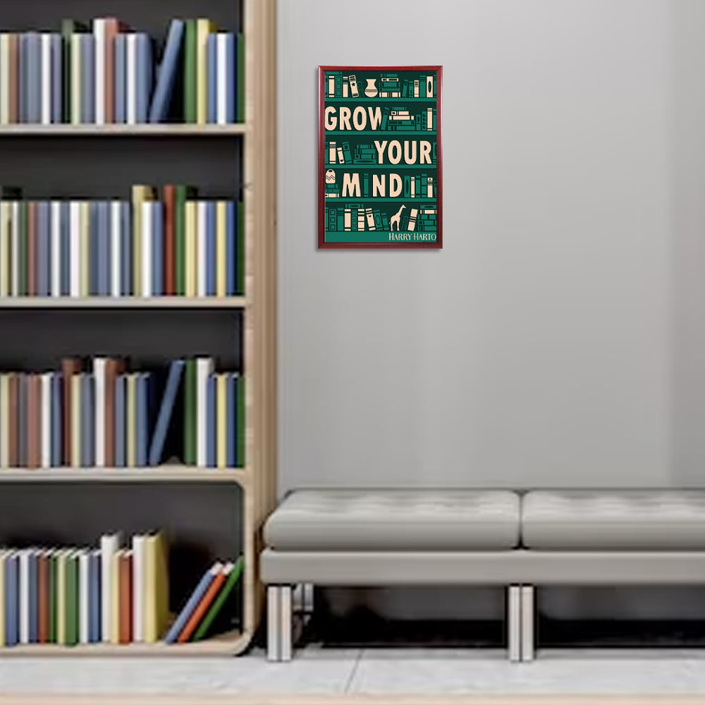 8.5x14 Wooden Poster Frame - 353 Series Swing Frame for Wall Art, Photos, and Signage - Perfect for Home, Office, and Retail Displays