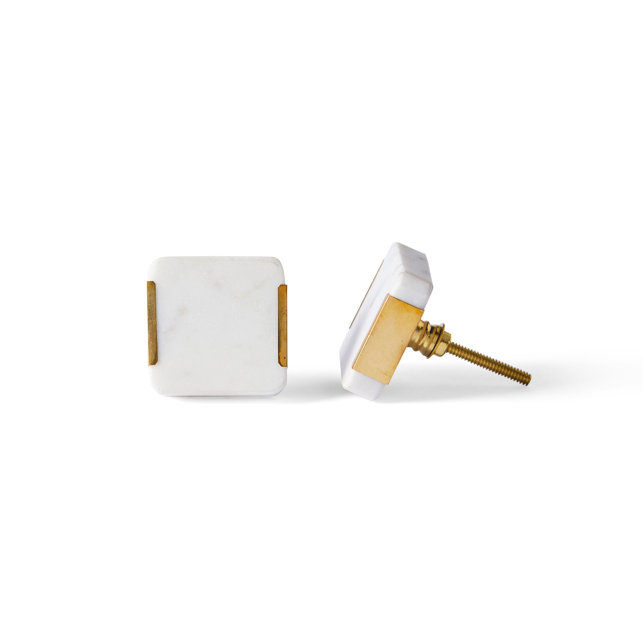 Ara Square Cabinet Knob with Trim - 4.5cm (1.77