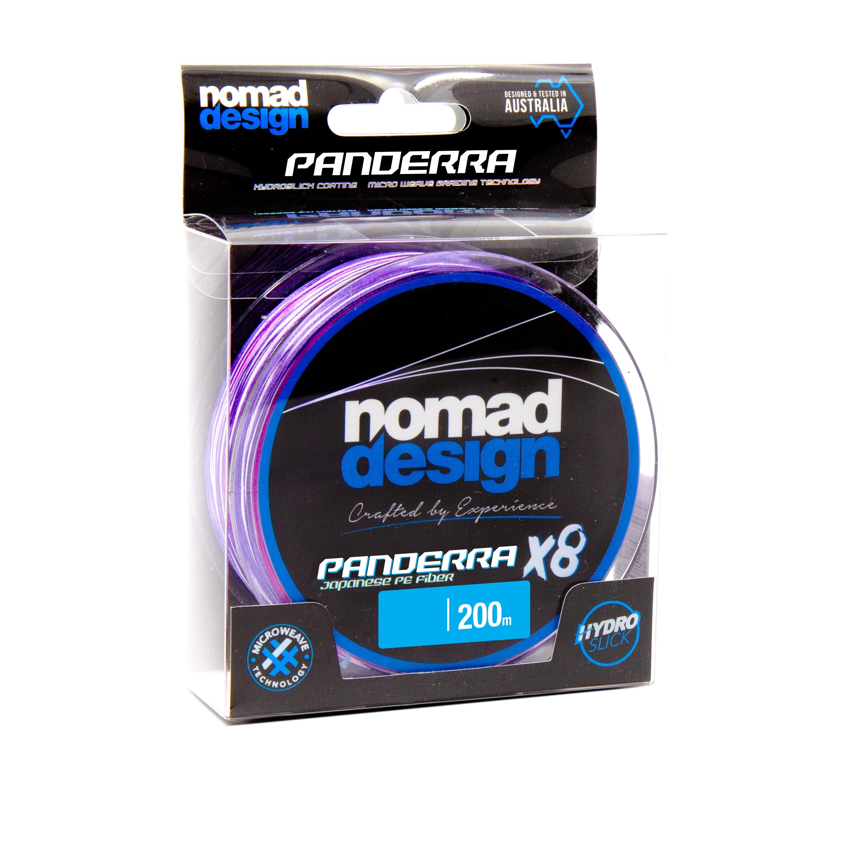 Panderra X8 Multicolor Braided Rope - 200m (656ft) Strong & Durable for Camping, Hiking, DIY Crafts & Outdoor Activities