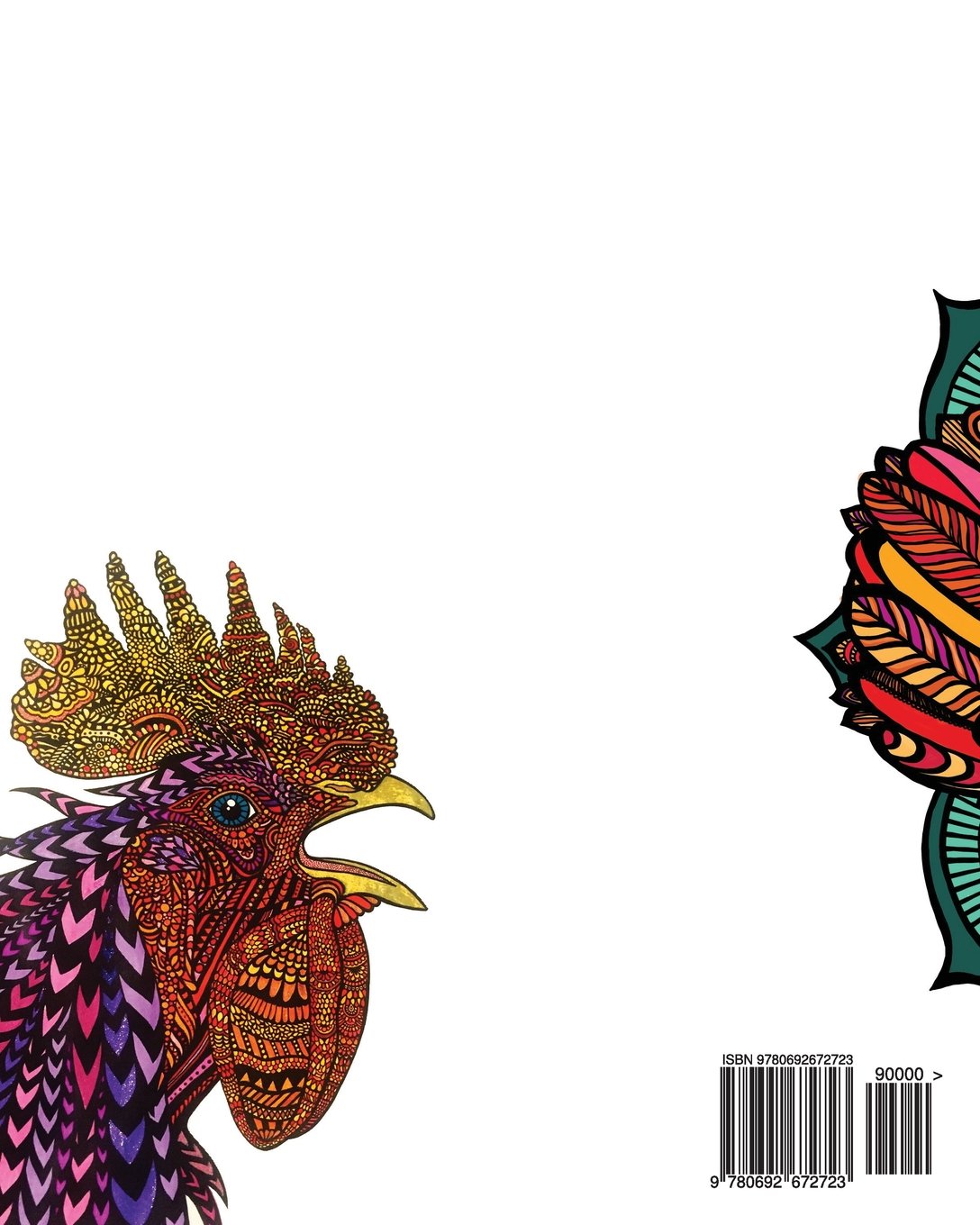 Zen Chickens: Meditative Coloring Book for Adults - Stress Relief & Mindfulness Art Therapy | Relaxing Creative Activity for Home, Office & Travel by Adele Enersen