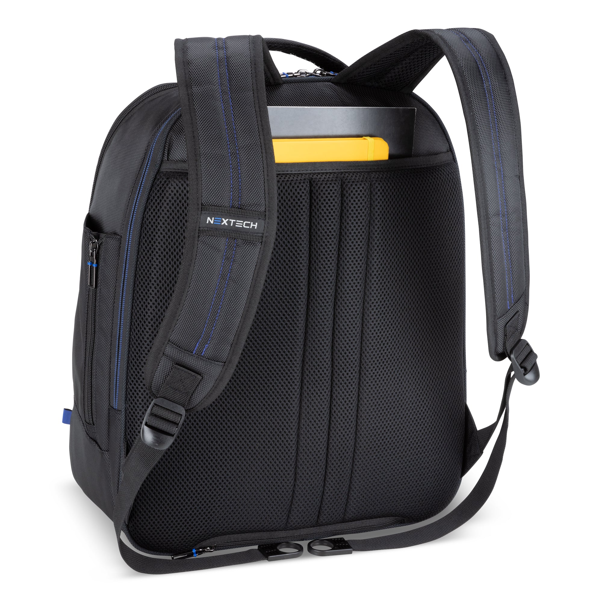 Nextech Professional Business Backpack for Men & Women - Waterproof Laptop Backpack with USB Charging Port - Perfect for Office, Travel, and Commuting