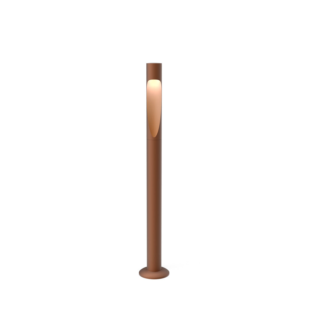 Flindt Outdoor Garden Bollard Light - Durable Solar Powered LED Landscape Lighting for Pathways, Driveways, and Yards | Weather-Resistant Decorative Post Light for Patio, Lawn, and Walkway Illumination