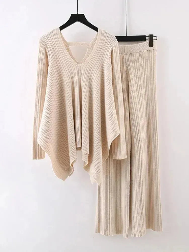 Stylish Mustard Yellow Women's Two-Piece Sweater Set - Cozy Knit Cardigan & Top Outfit for Fall Fashion, Date Nights & Casual Wear