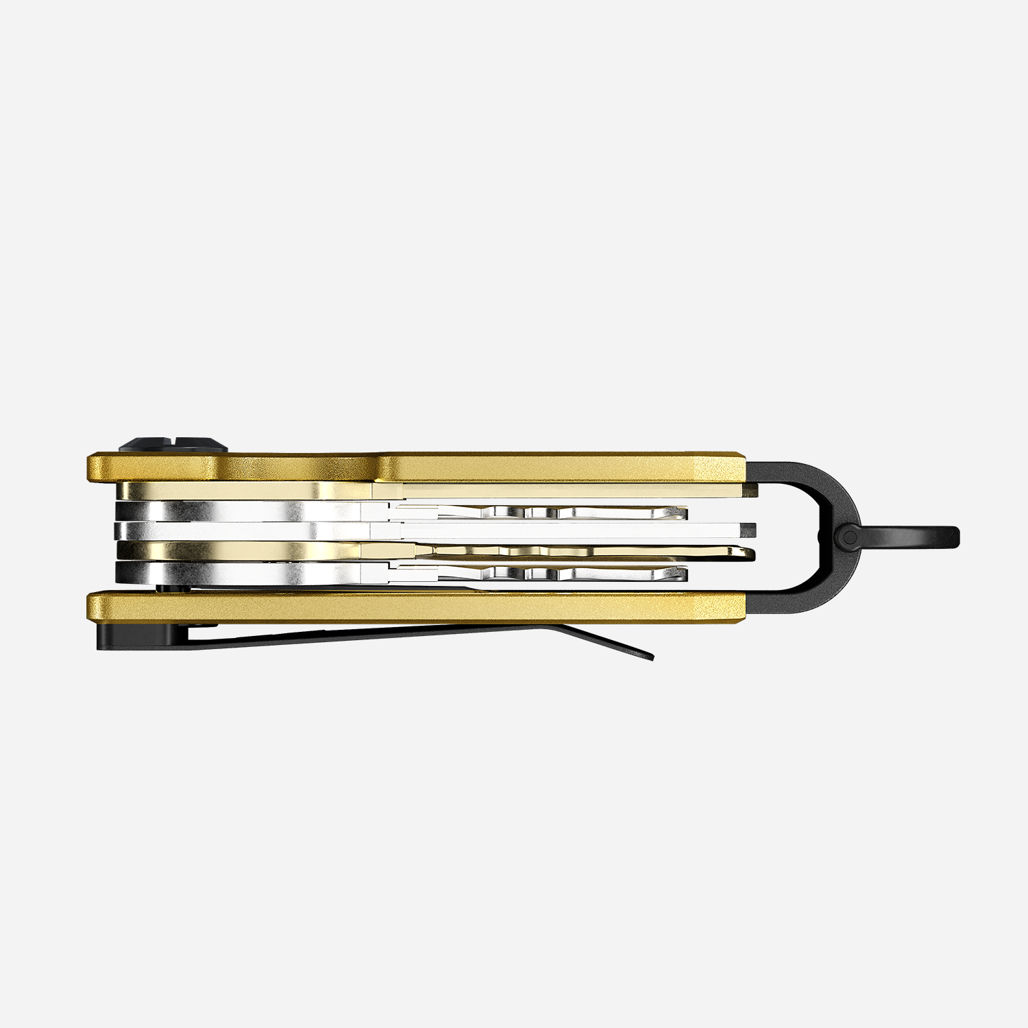Ridge KeyCase 24K Gold - Premium Key Holder for Men & Women - Luxury Key Organizer for Home, Office & Travel Accessories