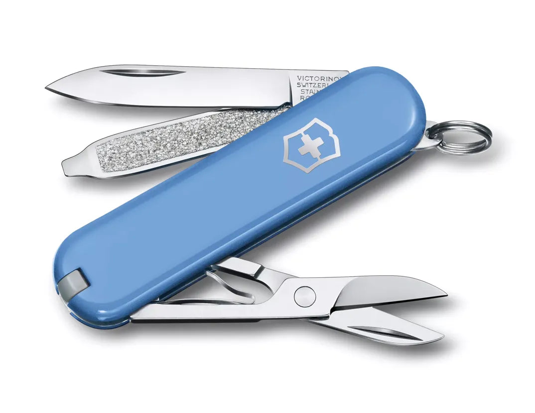 Classic SD Pocket Knife with Box - Compact Swiss Army Knife for Everyday Carry, Camping & Outdoor Adventures