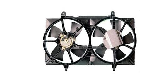 Replacement Dual Radiator and Condenser Fan Assembly for 2004-2009 Nissan Quest - OEM Quality Cooling System Part - Perfect for Summer Driving & Heavy Traffic Conditions