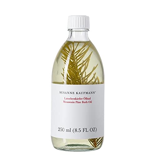 Organic Mountain Pine Bath Oil by Susanne Kaufmann - 250ml | Relaxing & Rejuvenating for Spa, Bath & Aromatherapy at Home