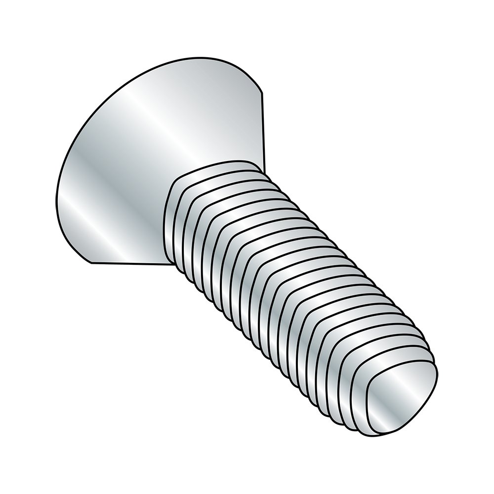 #8-32 Steel Thread Rolling Screw for Metal - Zinc Plated, Phillips Drive (50 Pack) - Perfect for DIY & Automotive Repairs