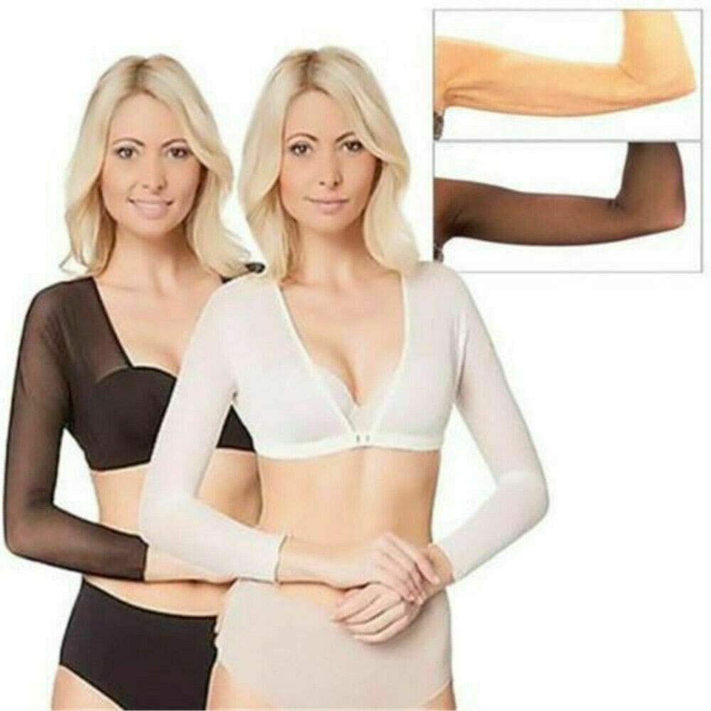 Sheer Mesh Crop Top for Women - Long Sleeve See-Through Lingerie Blouse (White, Size L) | Perfect for Layering, Night Out, or Sensual Fashion