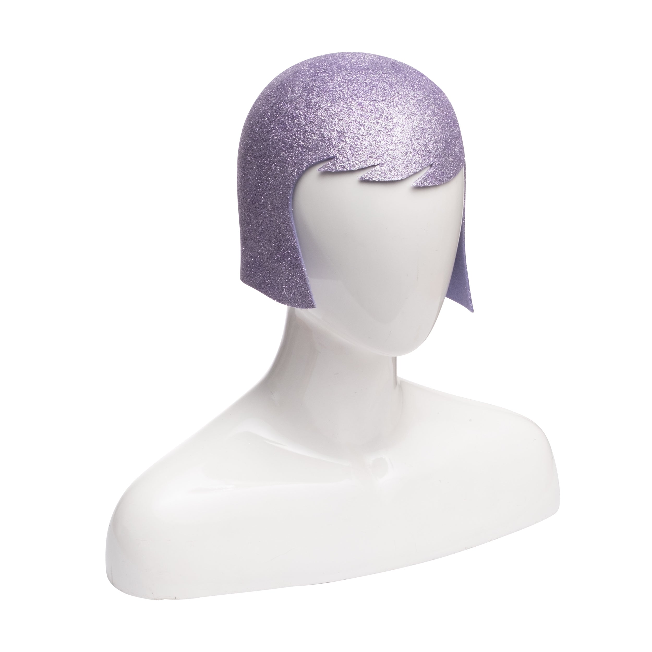 Bibbe Glitter Haircut Hat for Kids & Adults - Waterproof Salon Hair Cutting Cape with Glitter Design - Perfect for Home Haircuts, Salons, and DIY Styling