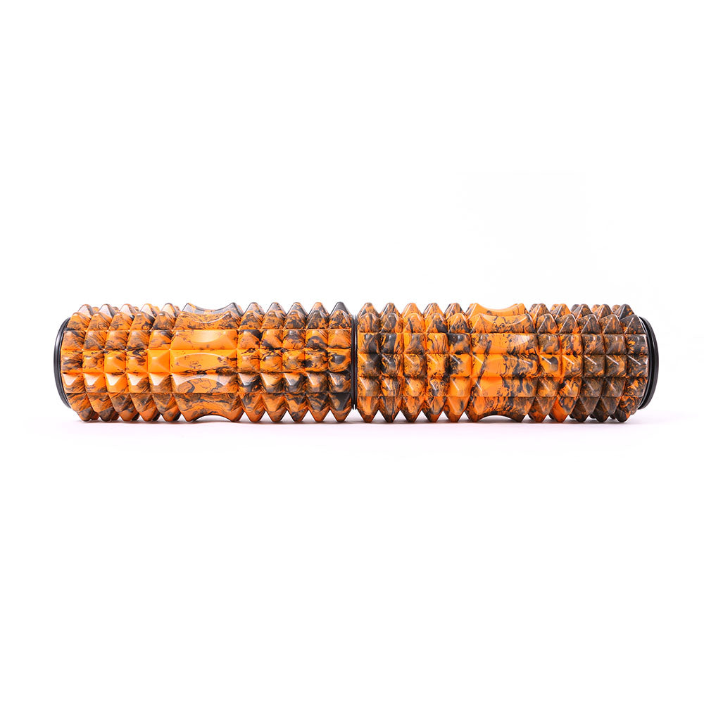 66Fit 2-in-1 Pyramid Foam Roller & Yoga Mat for Muscle Recovery & Stretching - Perfect for Home Gym, Pilates & Physical Therapy