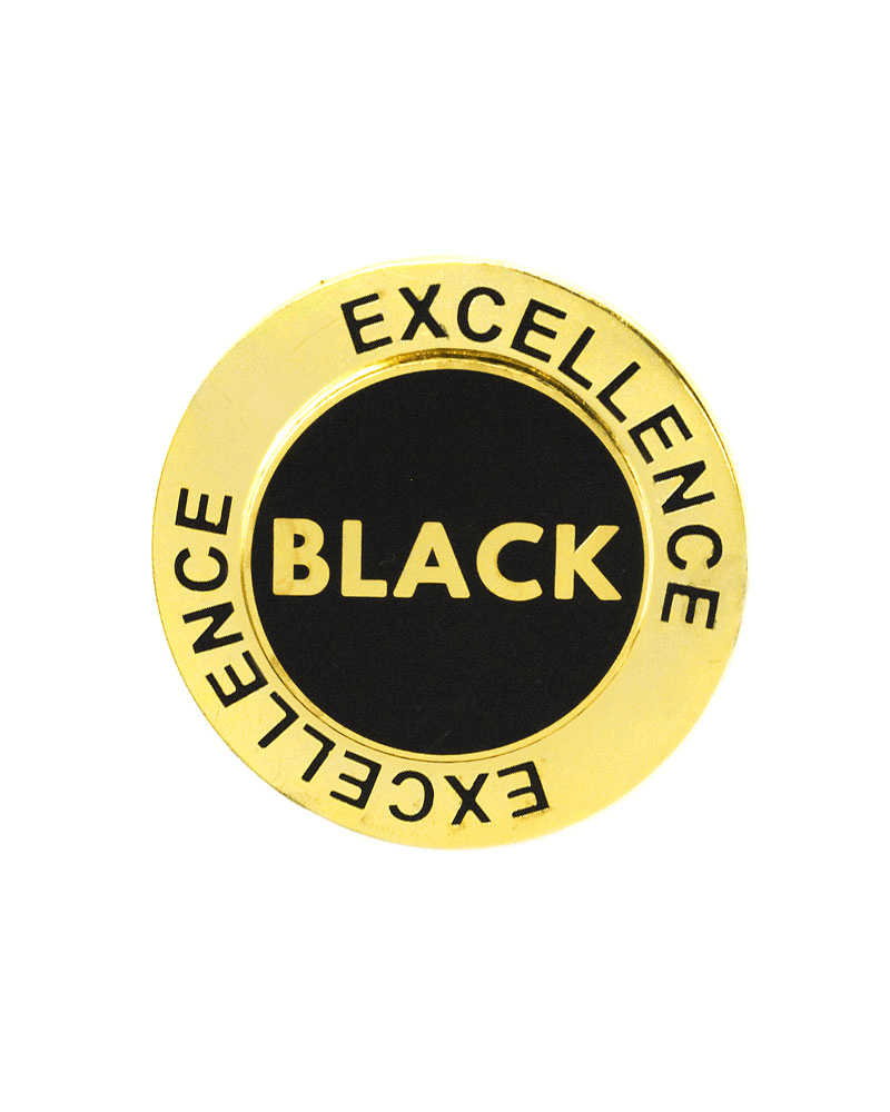 Black Excellence Spinning Pin - Afrocentric Hair Accessory for Natural Hair & Braids - Perfect for Black History Month, Cultural Events & Everyday Wear