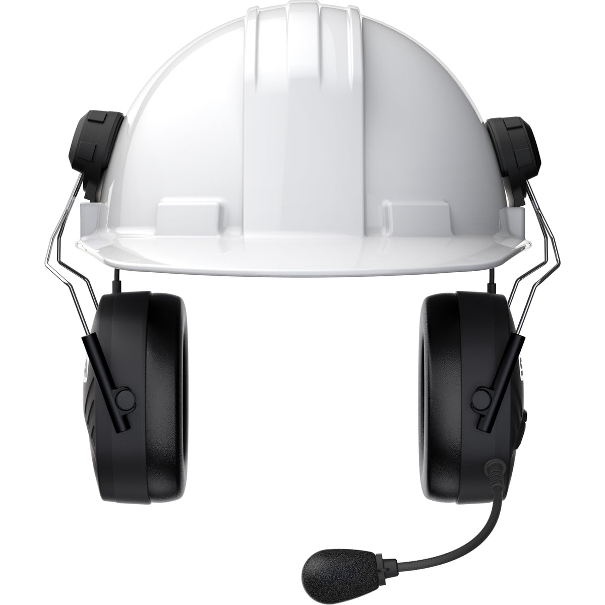 Sena TuffTalk Lite Hard Hat Mount Earmuff with Long-Range Bluetooth Communication - Durable Safety Gear for Construction, Mining & Industrial Work Sites