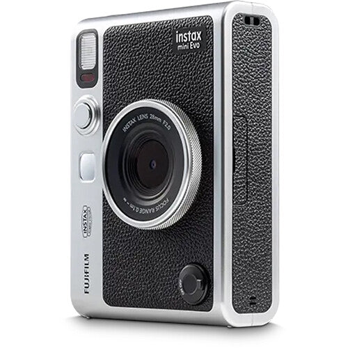 Fujifilm Instax Mini EVO Instant Hybrid Camera - Black | Instant Print & Digital Photos | Perfect for Travel, Parties & Memory Keeping