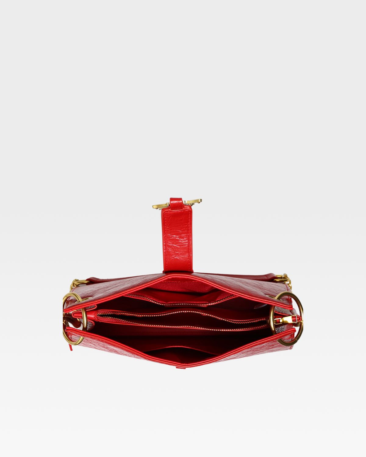 Elise Red Shoulder Bag for Women - Stylish Crossbody Purse for Work, Travel & Everyday Use