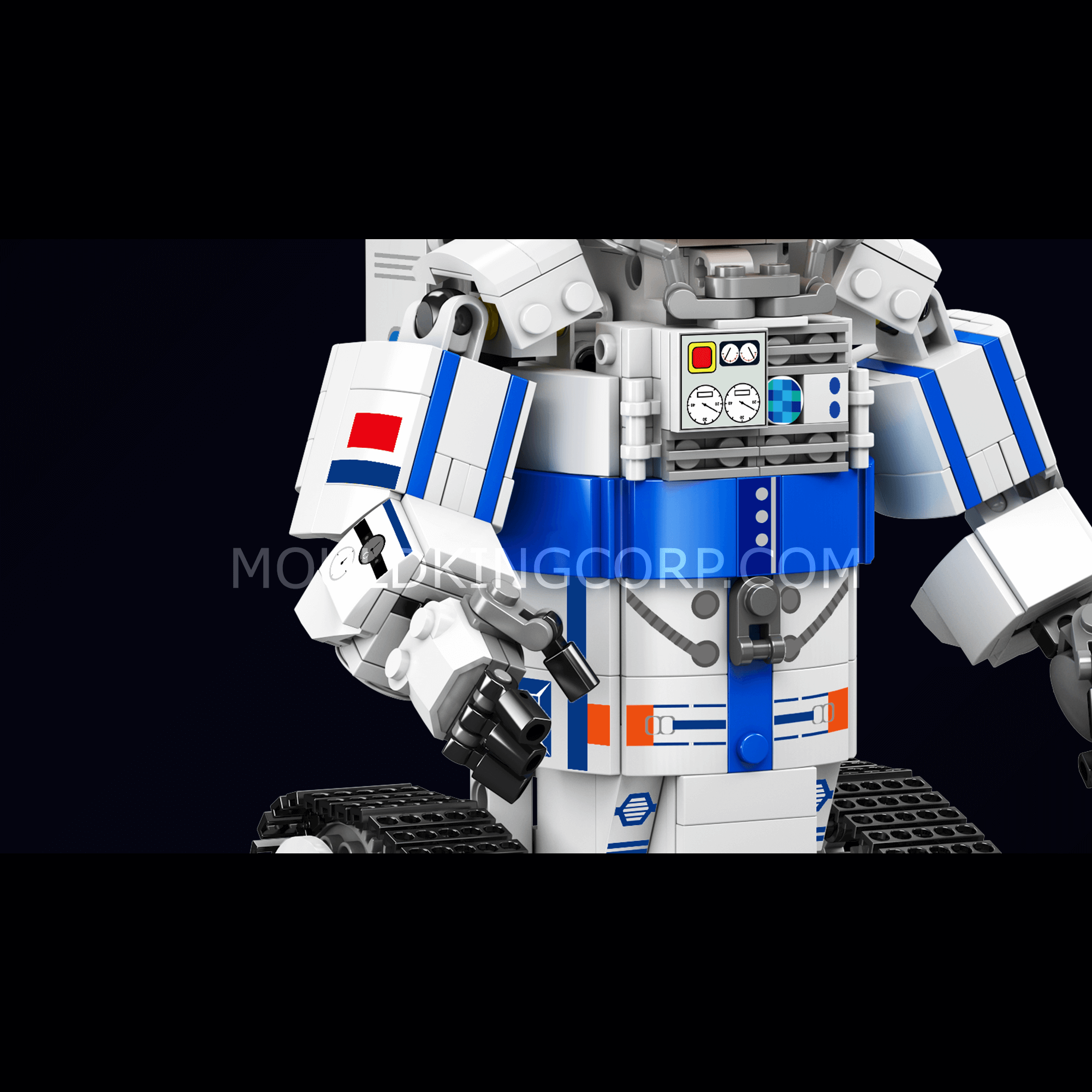 Mould King 13136 Astronaut Robot Building Blocks Toy Set - 493 Pieces STEM Educational Construction Kit for Kids & Adults | Space Exploration & Creative Play