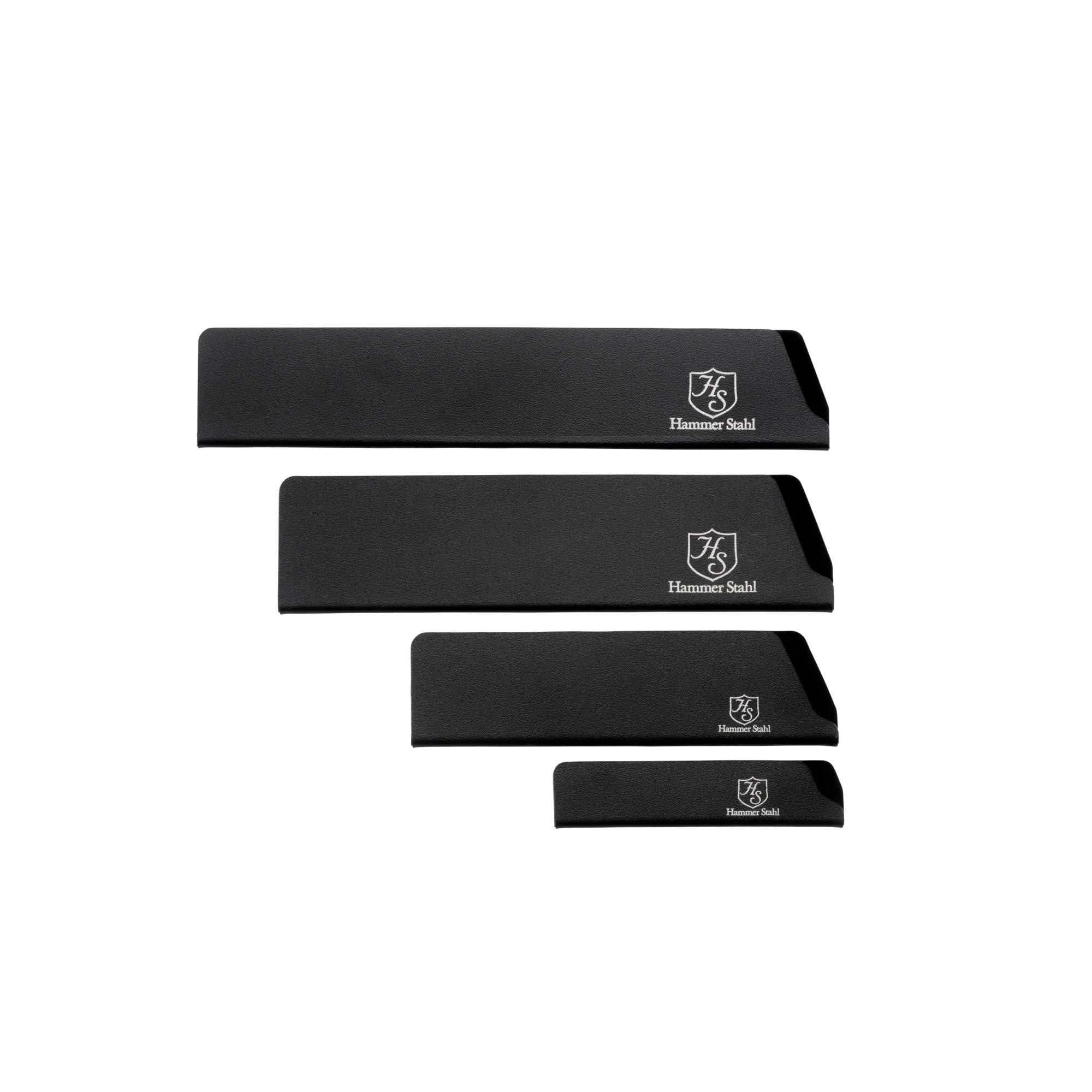Hammer Stahl 4-Piece Knife Blade Guard Set - Premium Knife Protection for Kitchen, Camping & Travel - Secure Storage for Chef Knives, Steak Knives & Kitchen Utensils