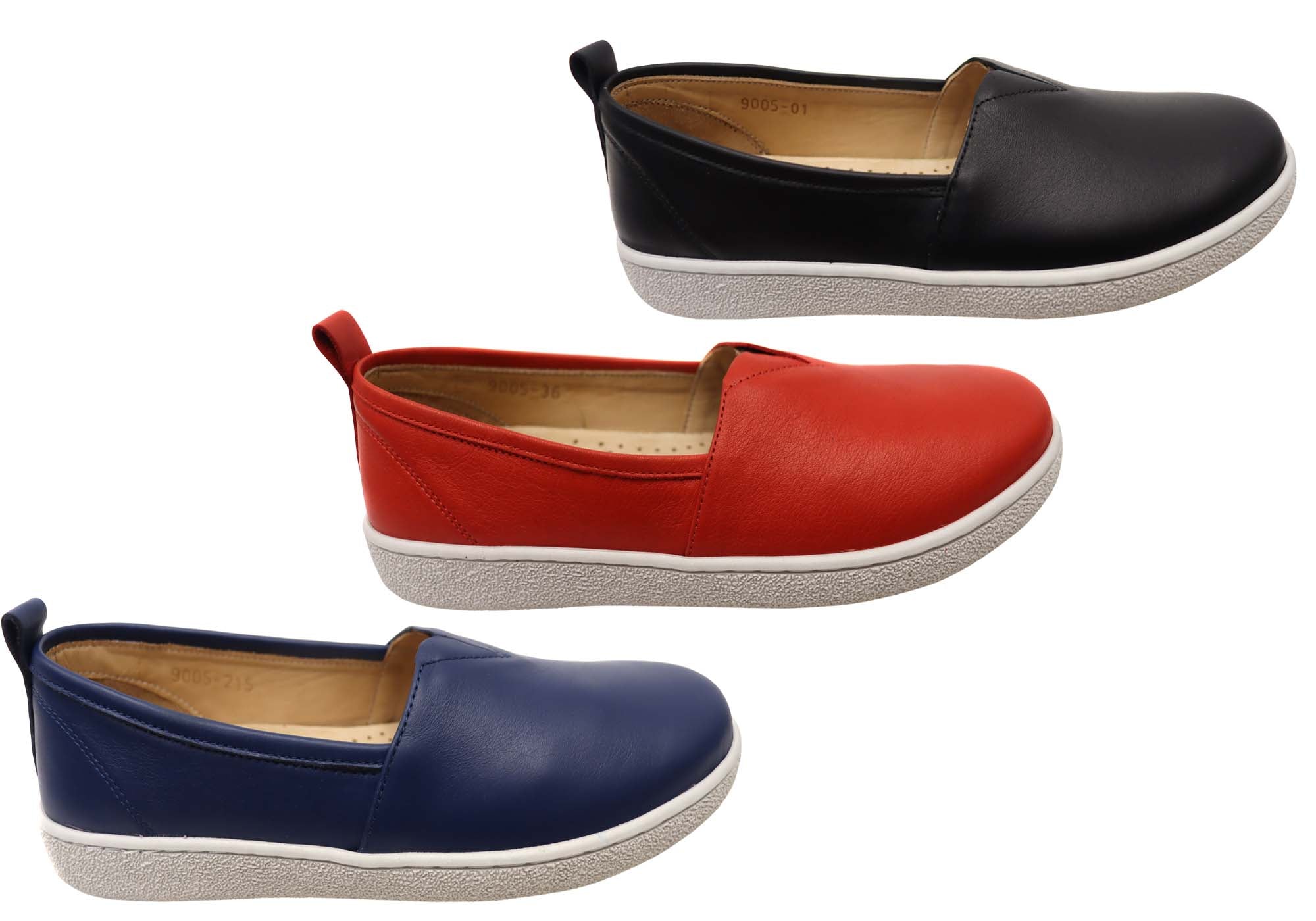 Orizonte Yesenia Women's Comfortable Leather Shoes - European Style for Casual Wear & Office Use