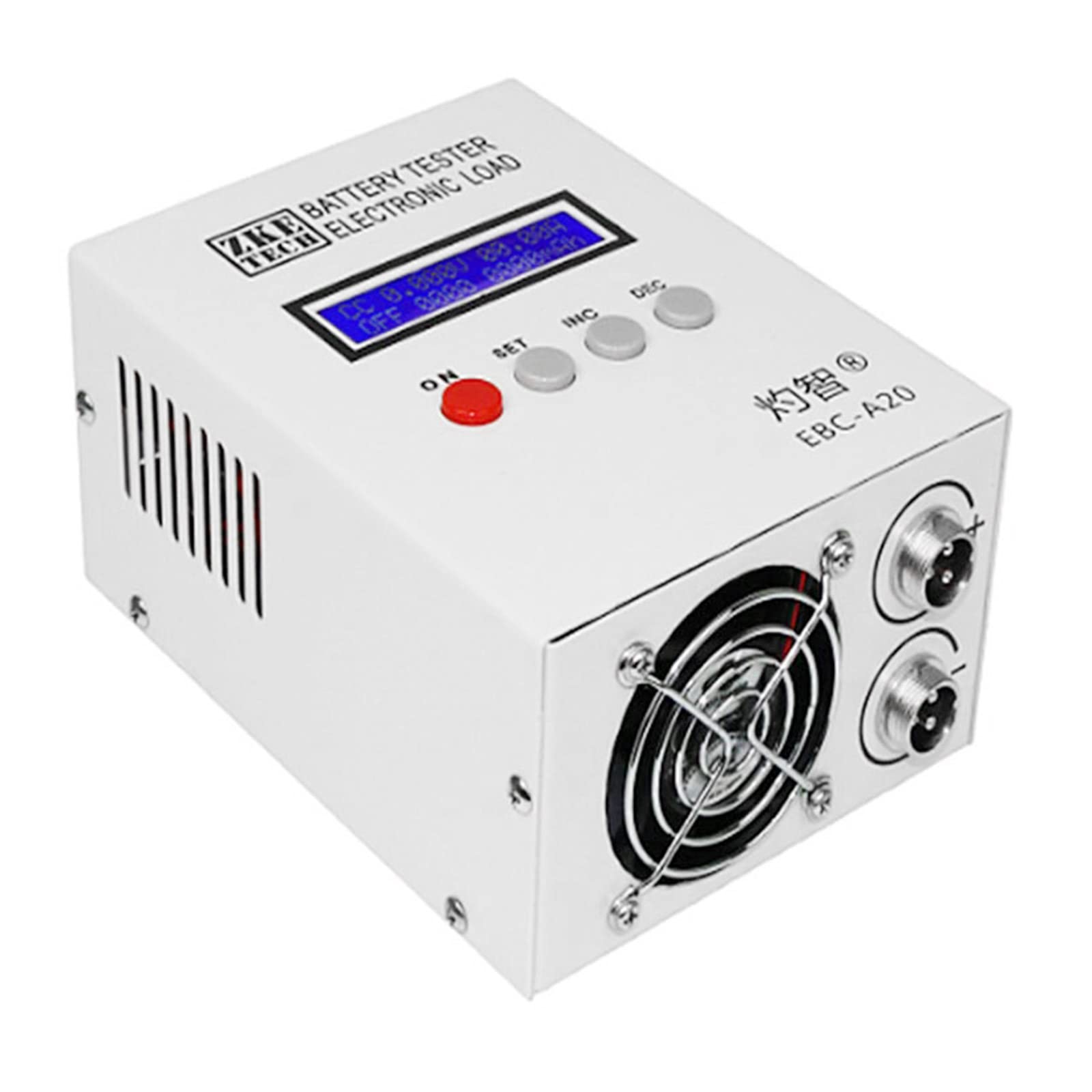 EBC-A20 30V 20A 85W Battery Capacity Tester for Lithium & Lead-Acid Batteries with 5A/20A Discharge & PC Software - Perfect for Car, Solar, and RV Battery Testing