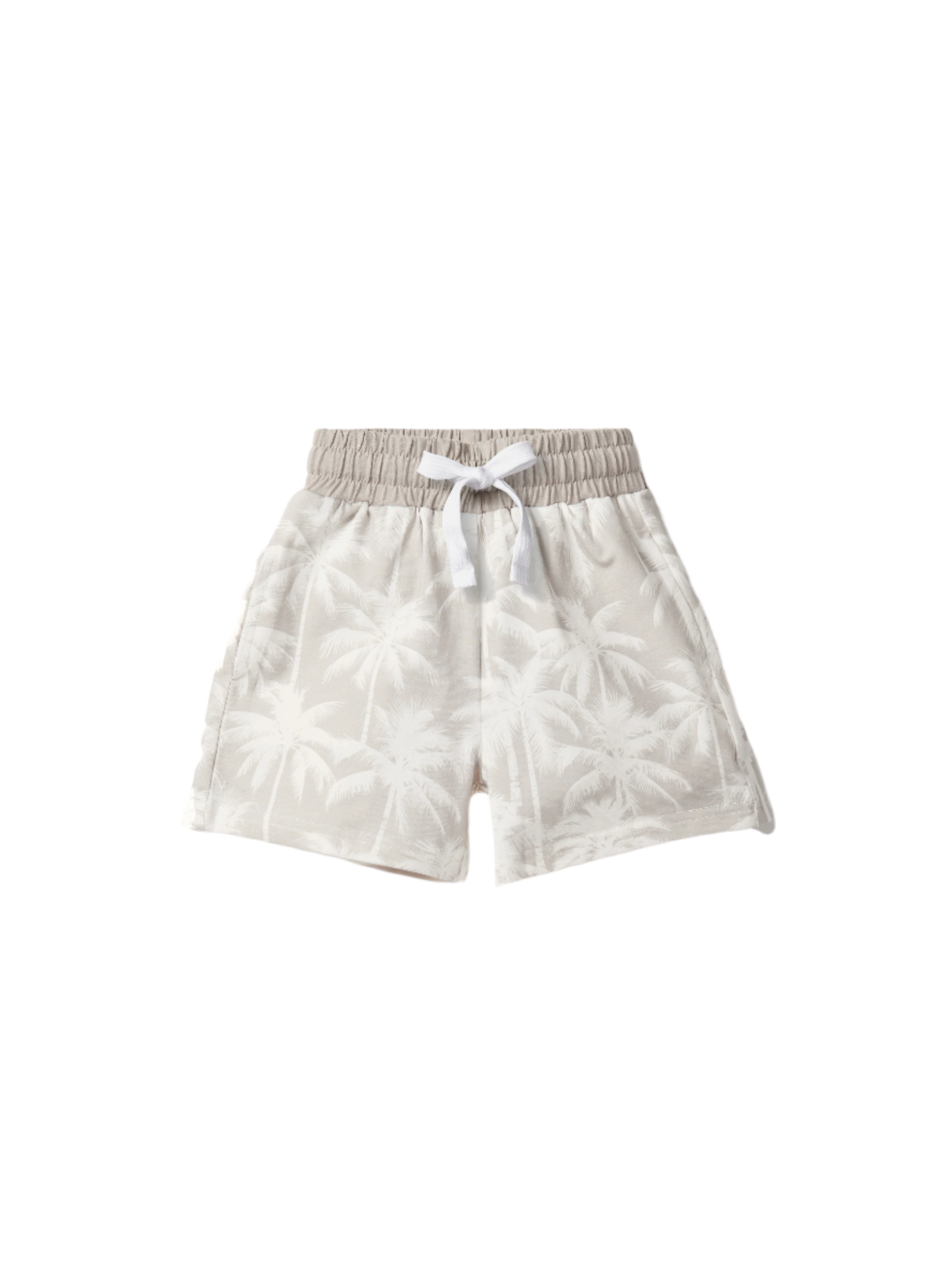 Stylish Palm Print Shorts for Women - Trendy Summer Casual Wear - Perfect for Beach, Vacation, and Everyday Outfits