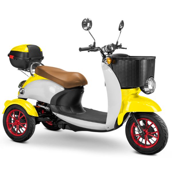 Premium Supreme 3-Wheel Mobility Scooter for Adults - Lightweight Electric Scooter with Long Battery Life - Ideal for Shopping, Travel & Outdoor Activities