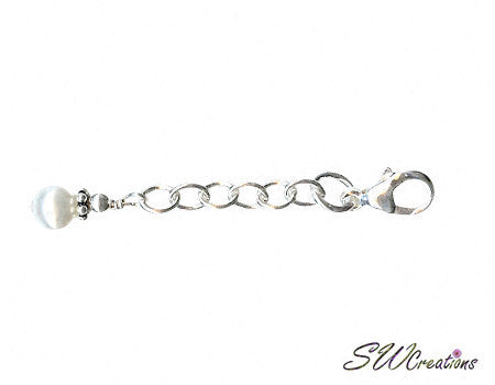 Oyster's Art Pearl Anklet Jewelry Extender - Adjustable Ankle Bracelet for Women, Elegant Pearl Chain Accessory | Perfect for Beach Weddings, Summer Outfits & Boho Style