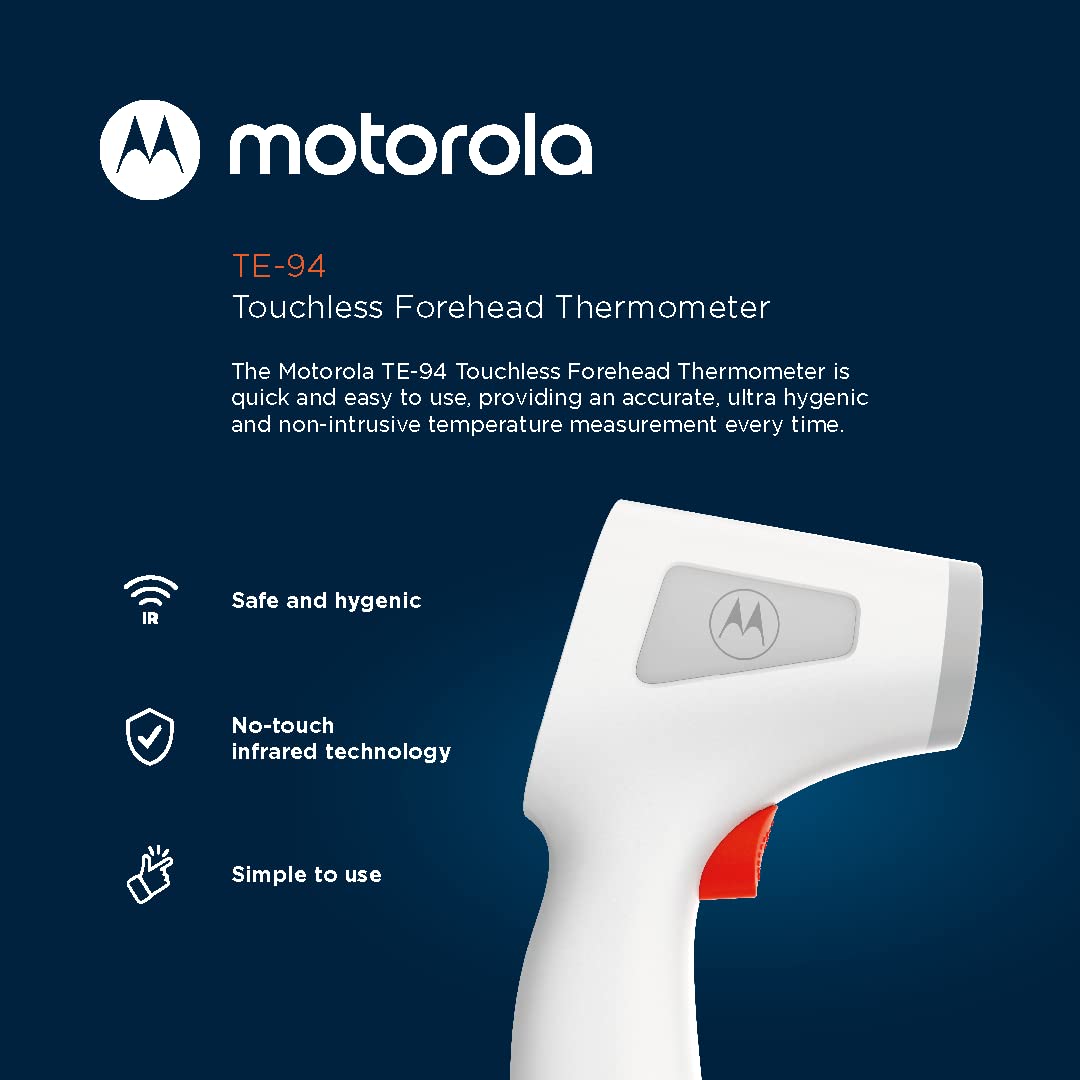 FDA Approved Clinical Grade Infrared Touchless Forehead Thermometer - Fast & Accurate Body Temperature Measurement for Adults, Kids, Babies | Home, Office, School & Travel Use