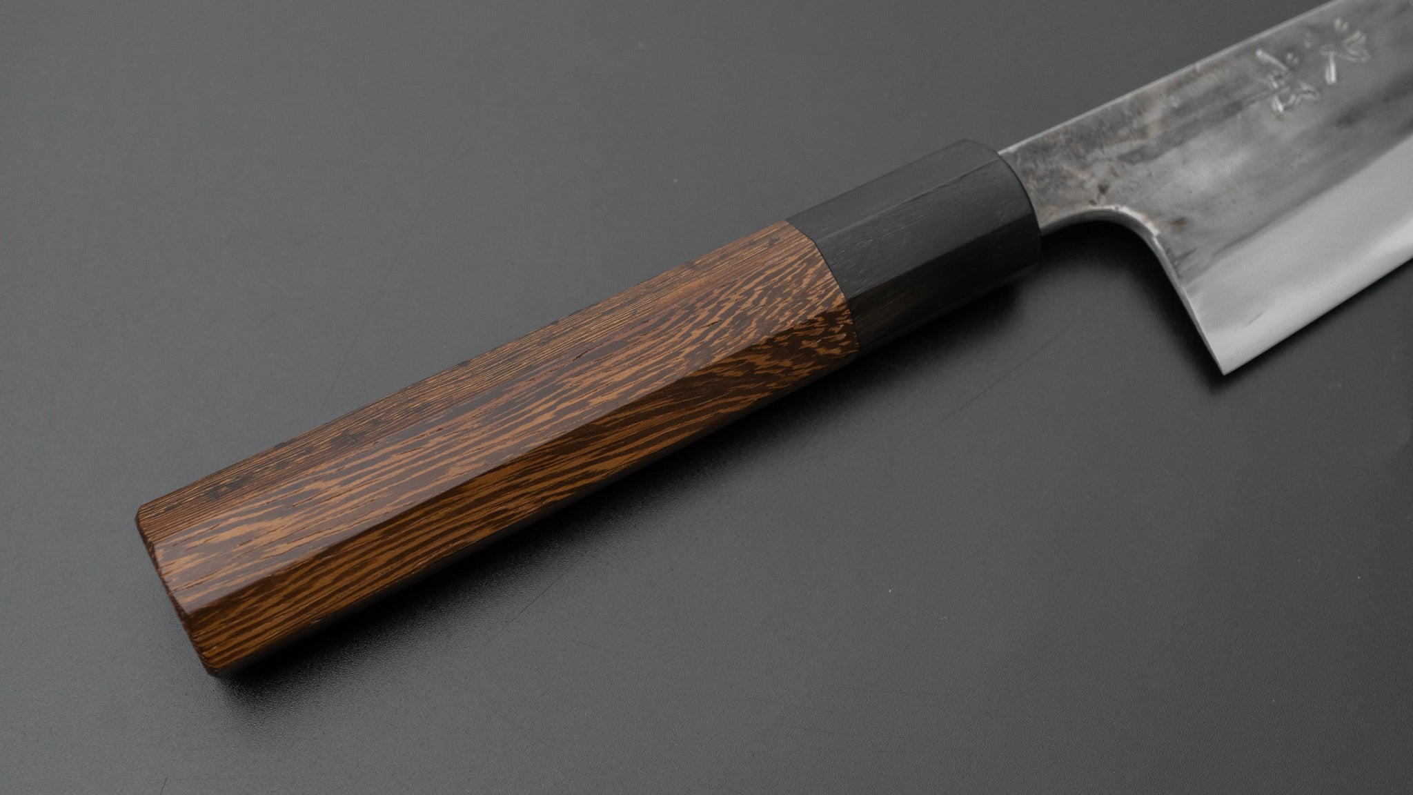 Jiro Tsuchime Petty Knife 180mm - Japanese High Carbon Steel Blade with Taihei Tagayasan Handle (#532) - Perfect for Slicing, Dicing & Precision Kitchen Tasks
