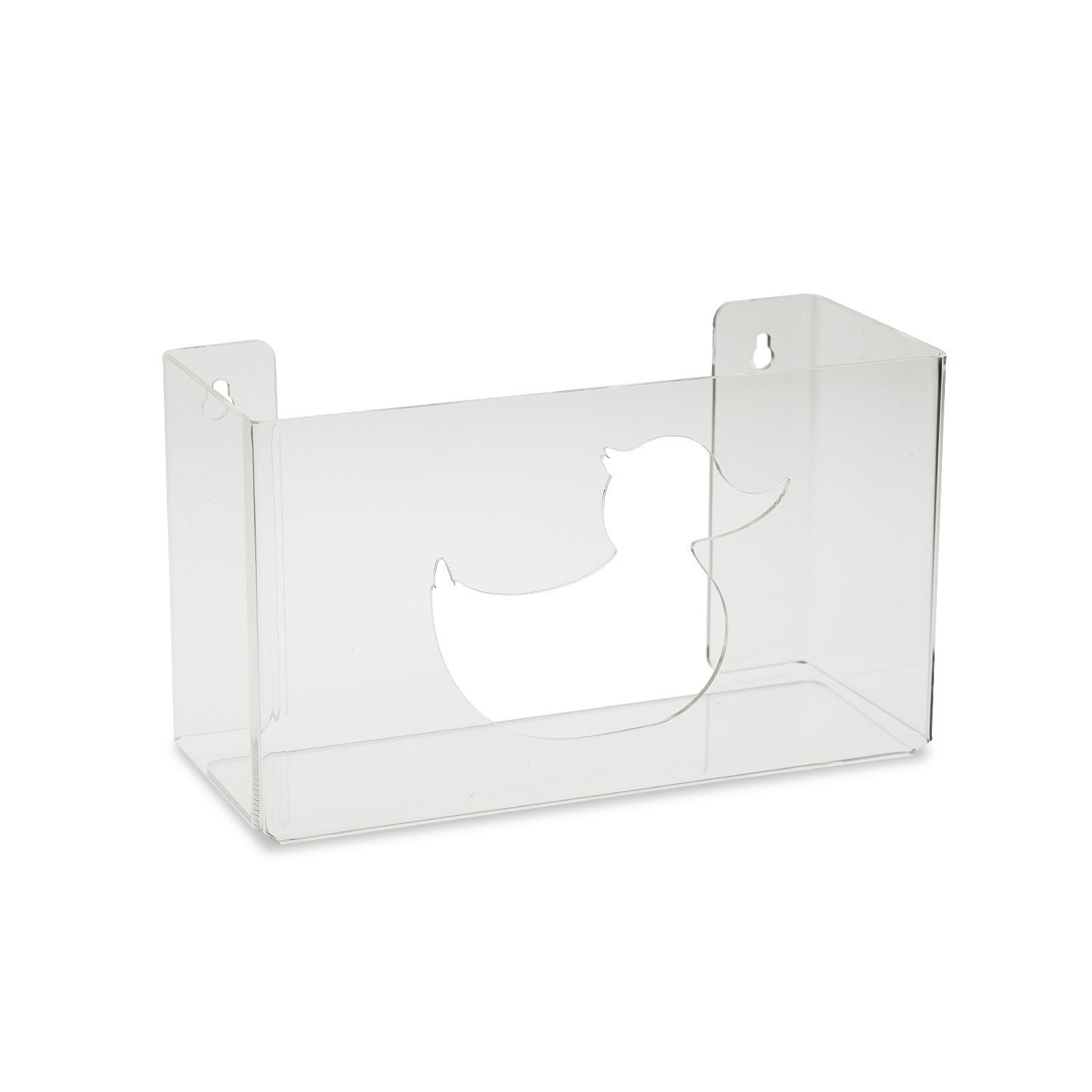 SourceOne Unbreakable Glove Dispenser - 6 Pack Duck Clear Gloves, Heavy Duty Plastic Box for Medical, Food Service & Salon Use - Perfect for Hospitals, Restaurants & Beauty Clinics