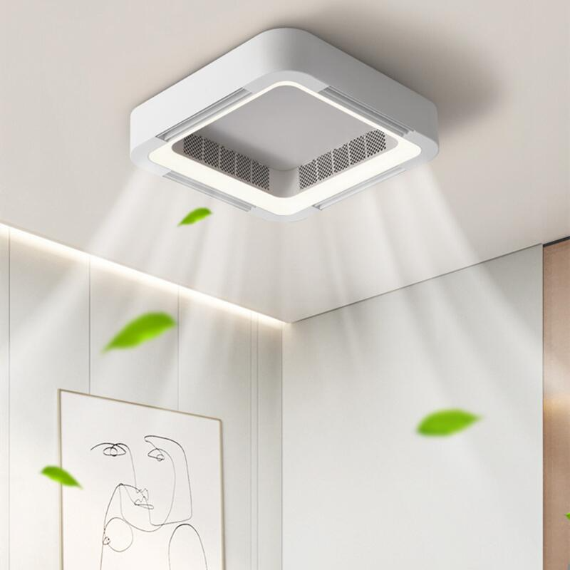 Smart LED Ceiling Fan with Remote Control - Energy Efficient Modern Design for Bedroom, Living Room & Office - Quiet Operation & Adjustable Speed